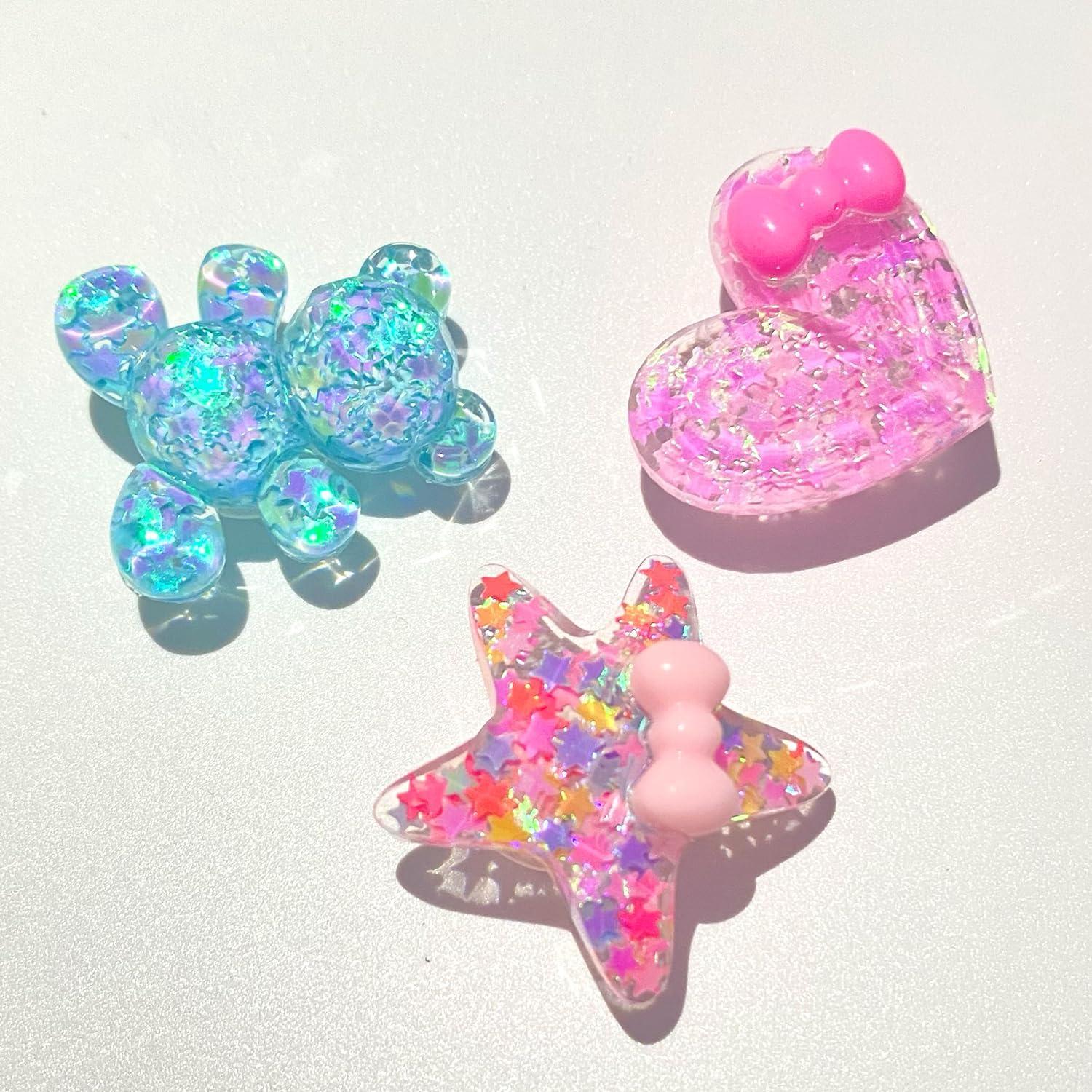 Encantos Brillantes para Zapatos Niñas Ioomnhlo - 6 Piezas