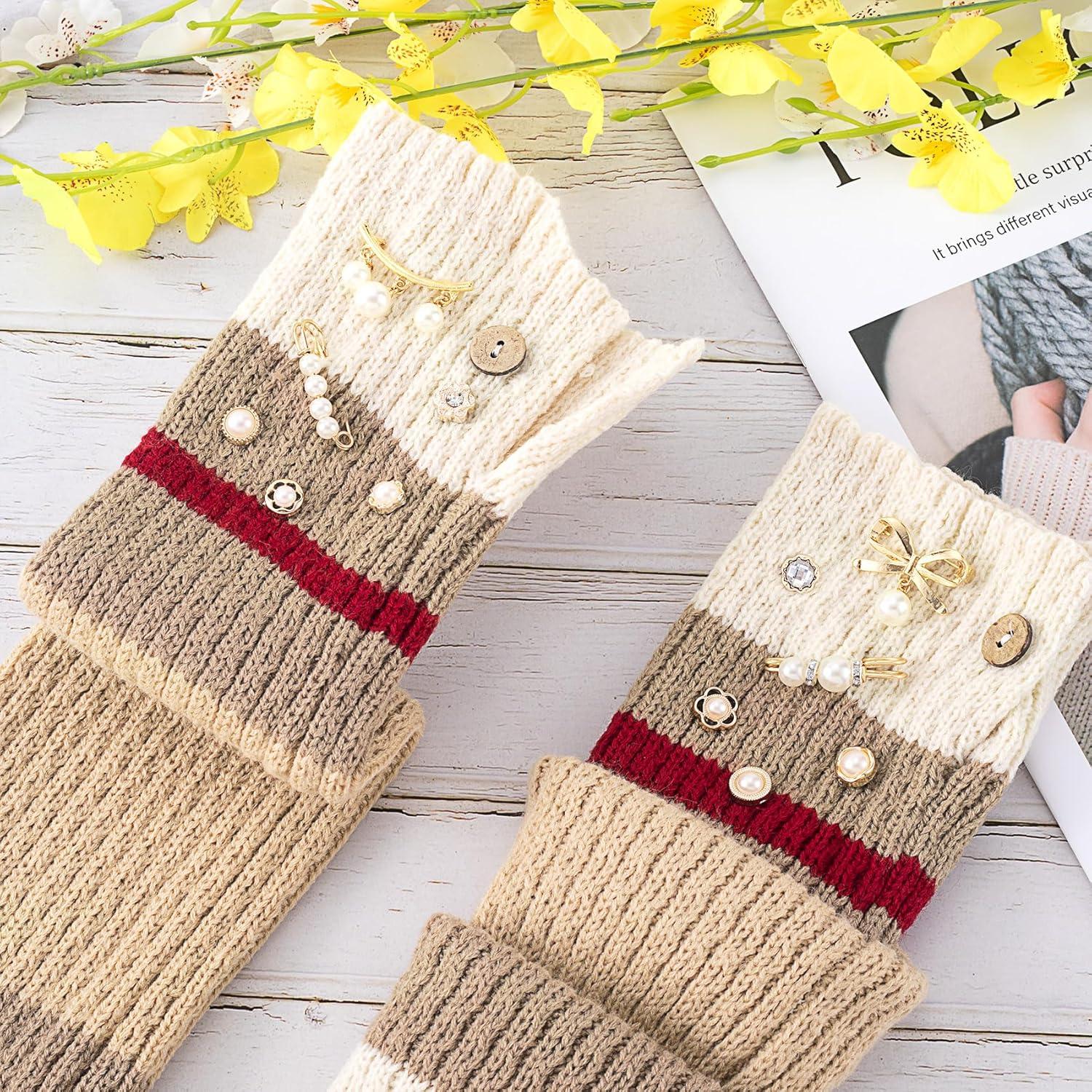 12 Alfileres de Seguridad Decorativos CustomyLife - Perlas y Lentejuelas