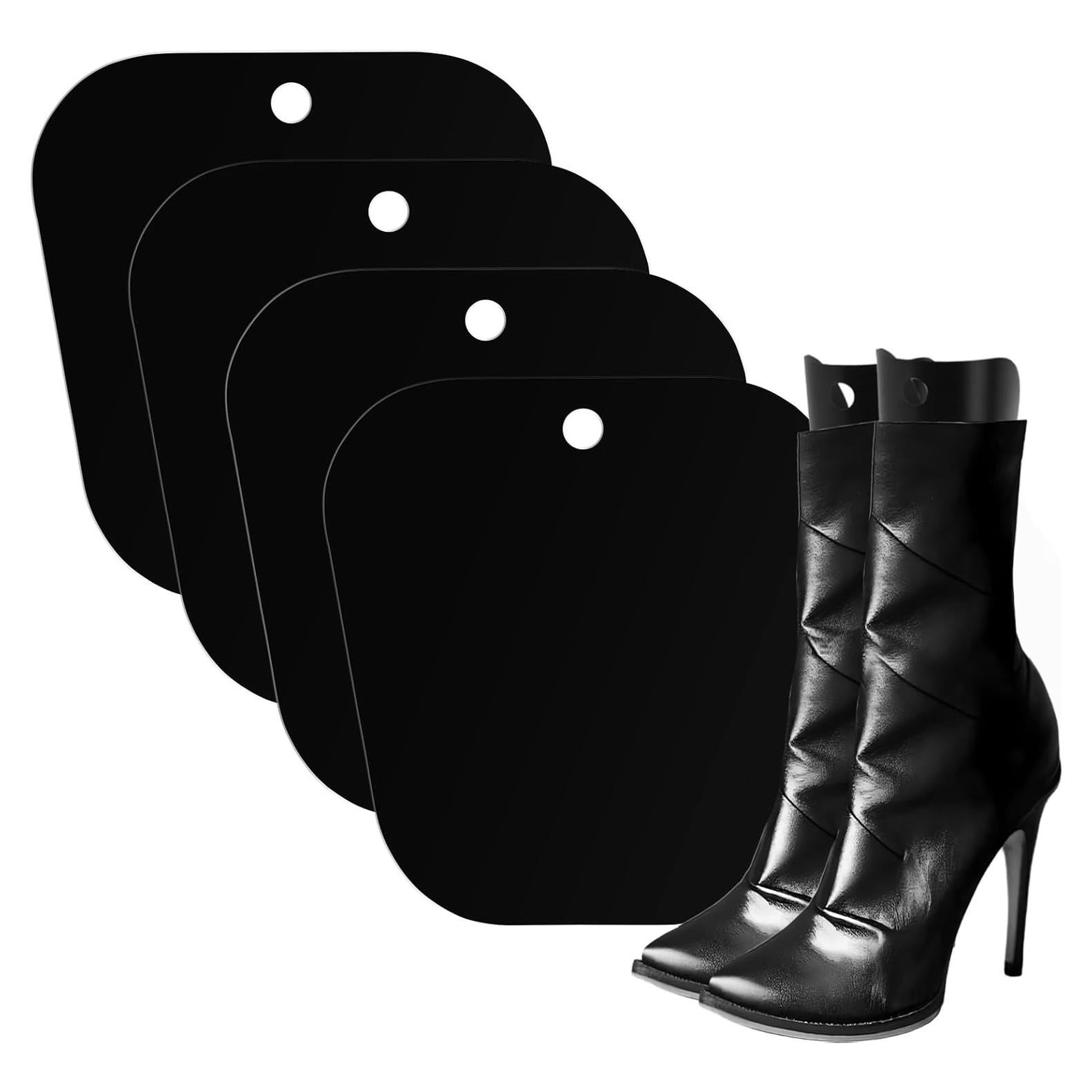 Formadores de Botas Negros 25.4 cm - 4 Paquetes para Mujeres y Hombres