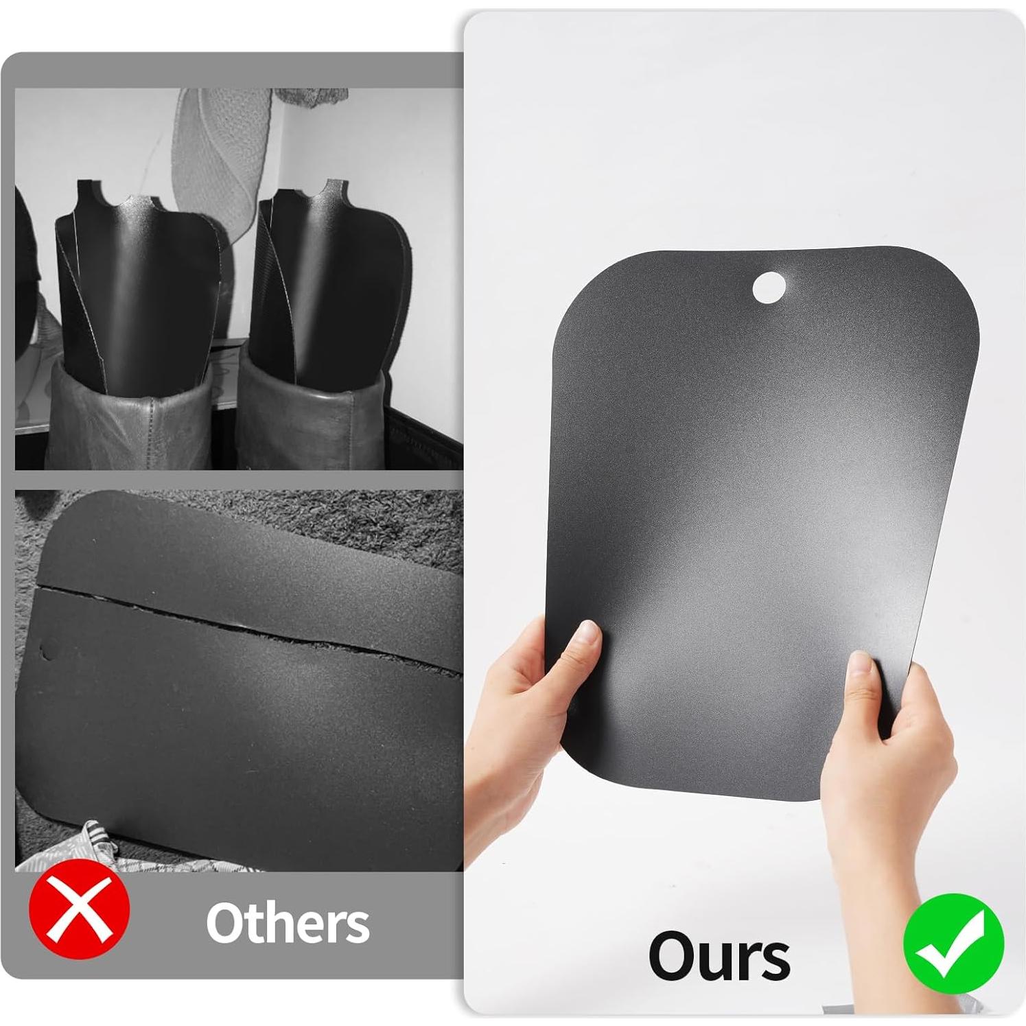 Formadores de Botas Negros 25.4 cm - 4 Paquetes para Mujeres y Hombres