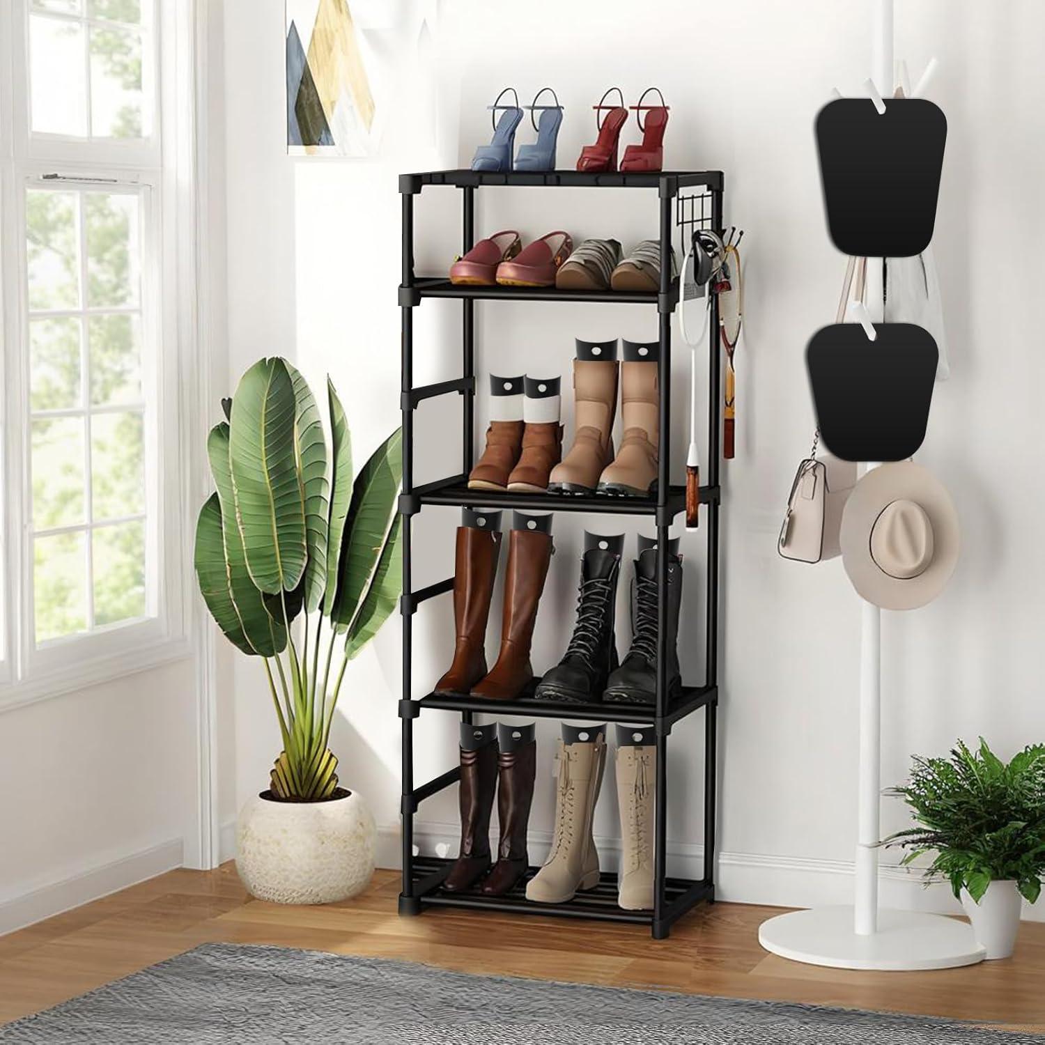 Formadores de Botas Negros 25.4 cm - 4 Paquetes para Mujeres y Hombres