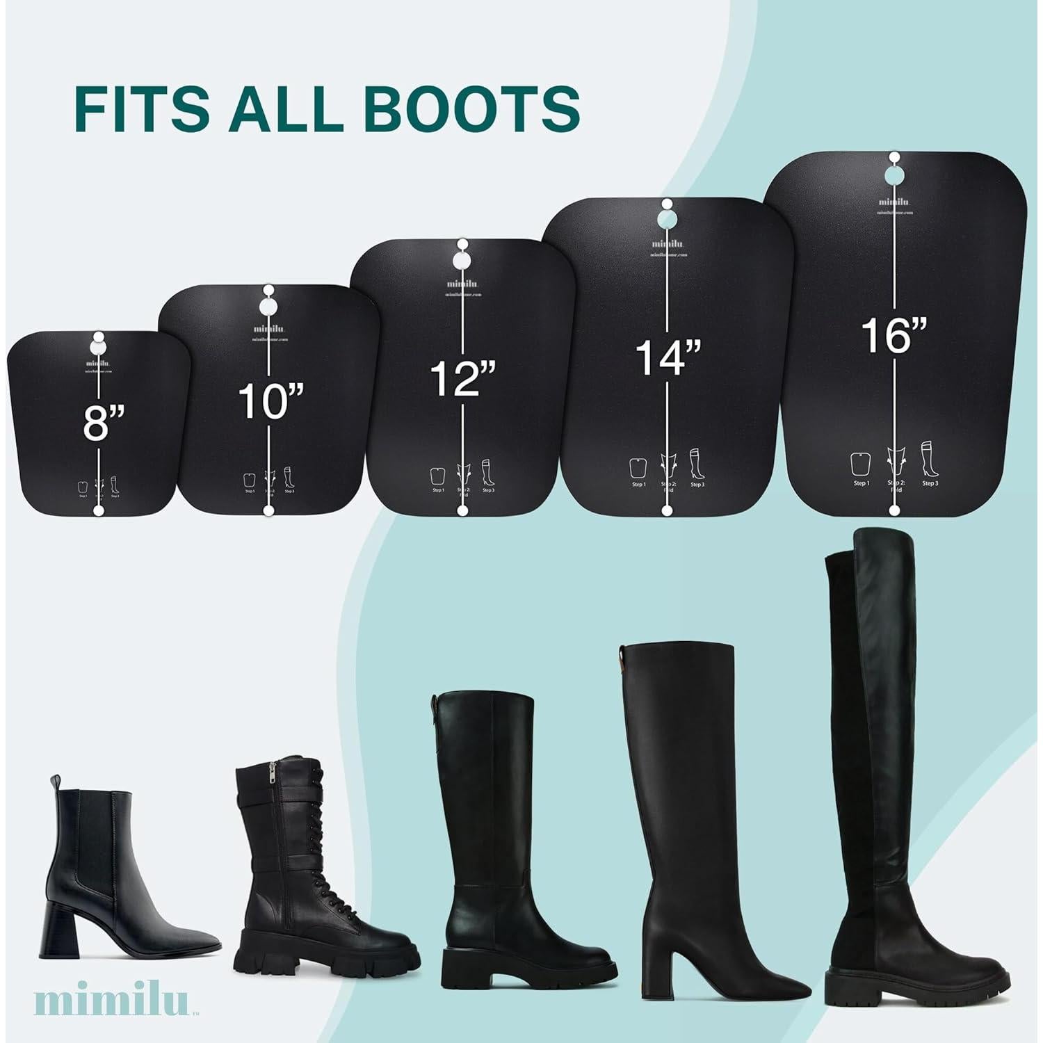 Inserciones de Soporte para Botas MIMILU 25.4 cm 10 Piezas