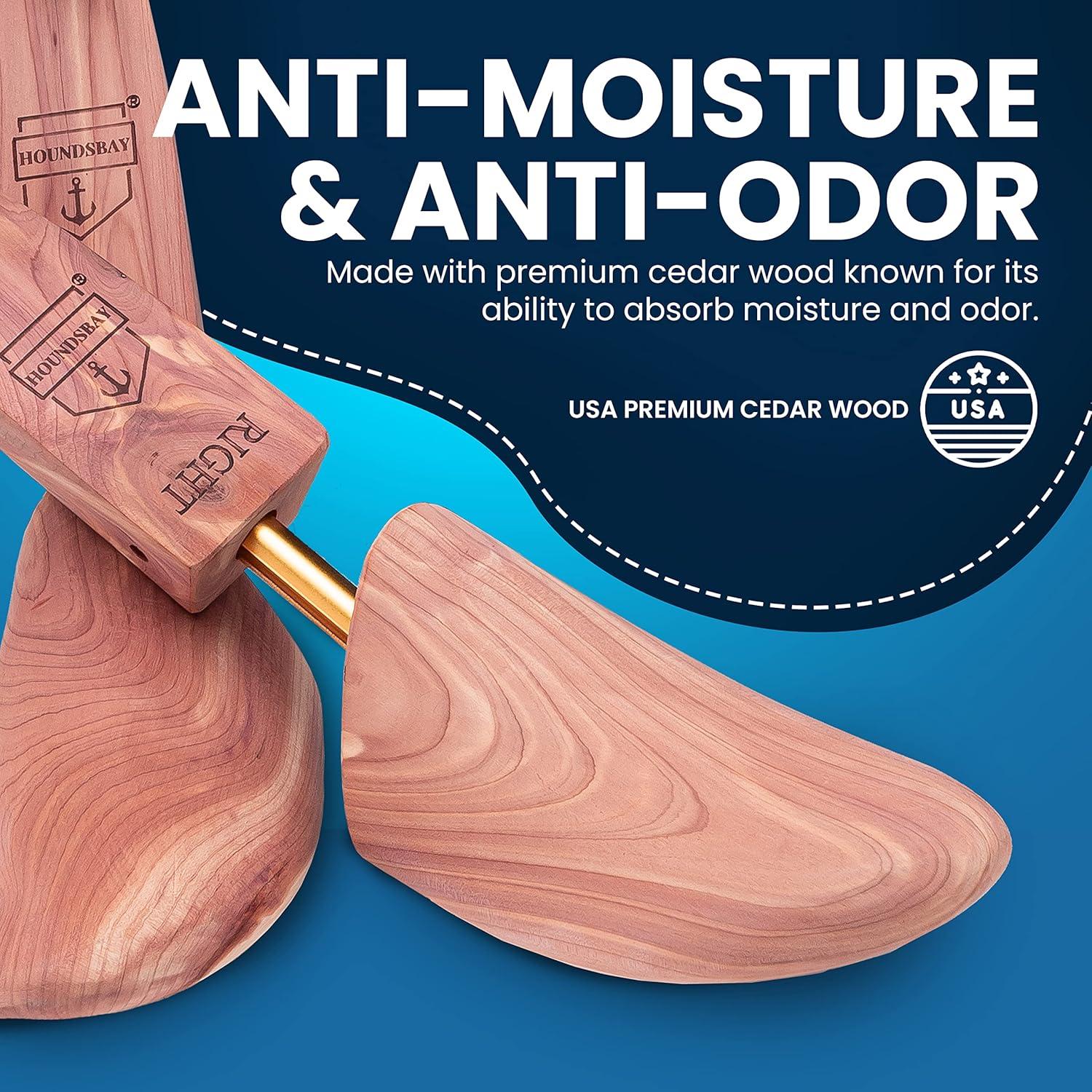 HOUNDSBAY Árboles para Botas Cowboy de Cedro - Mediano 7-9.5 US