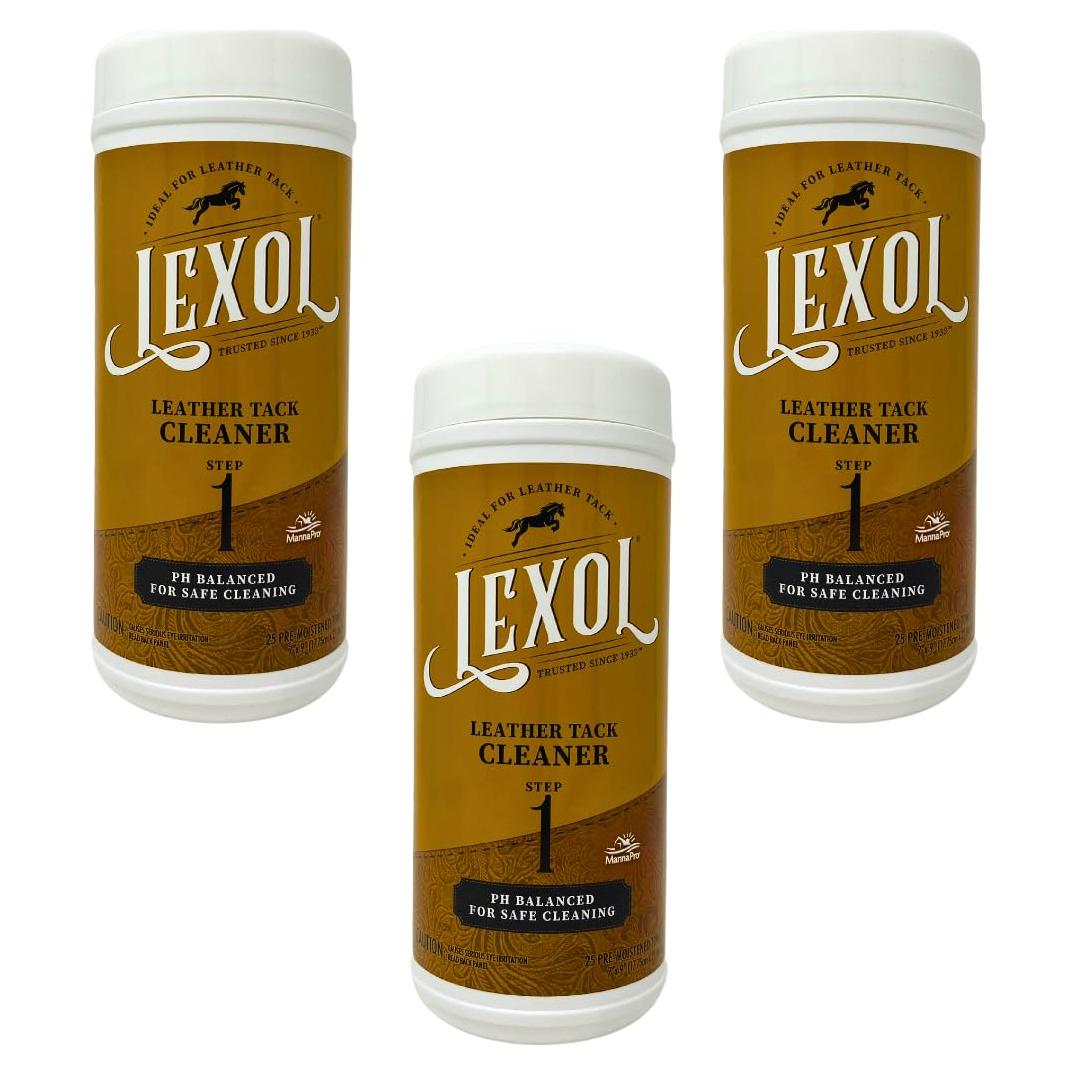 Toallitas Limpiadoras de Cuero Lexol - 75 Toallitas Pre-Mojadas