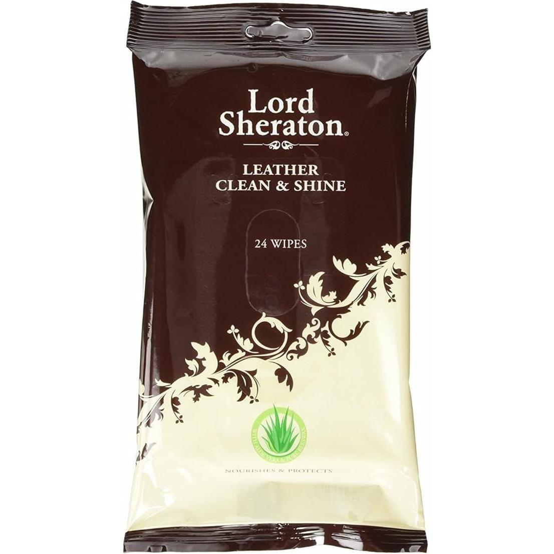Toallitas de Limpieza y Brillo de Cuero Lord Sheraton - 48 Unidades