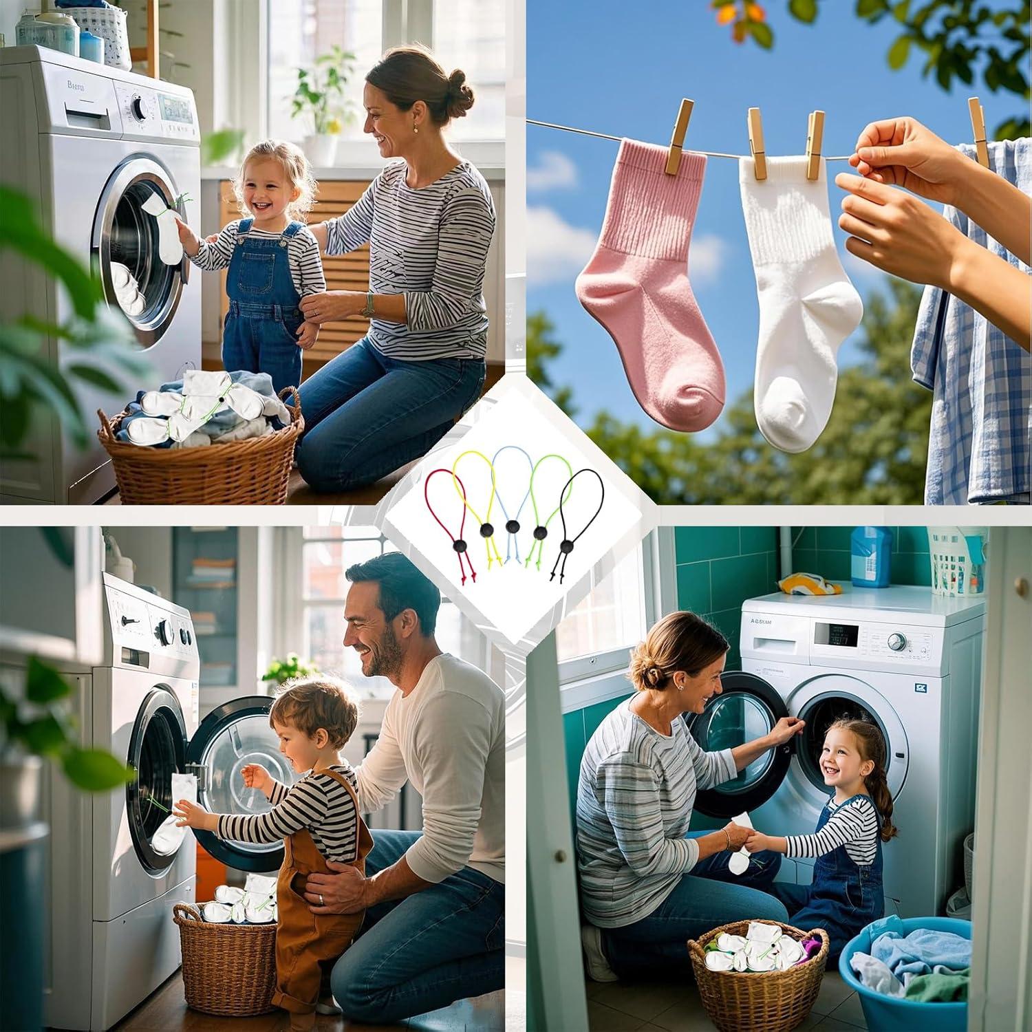 Juego de Clips para Calcetines de Lavandería JQLMLXLV 35 Pcs