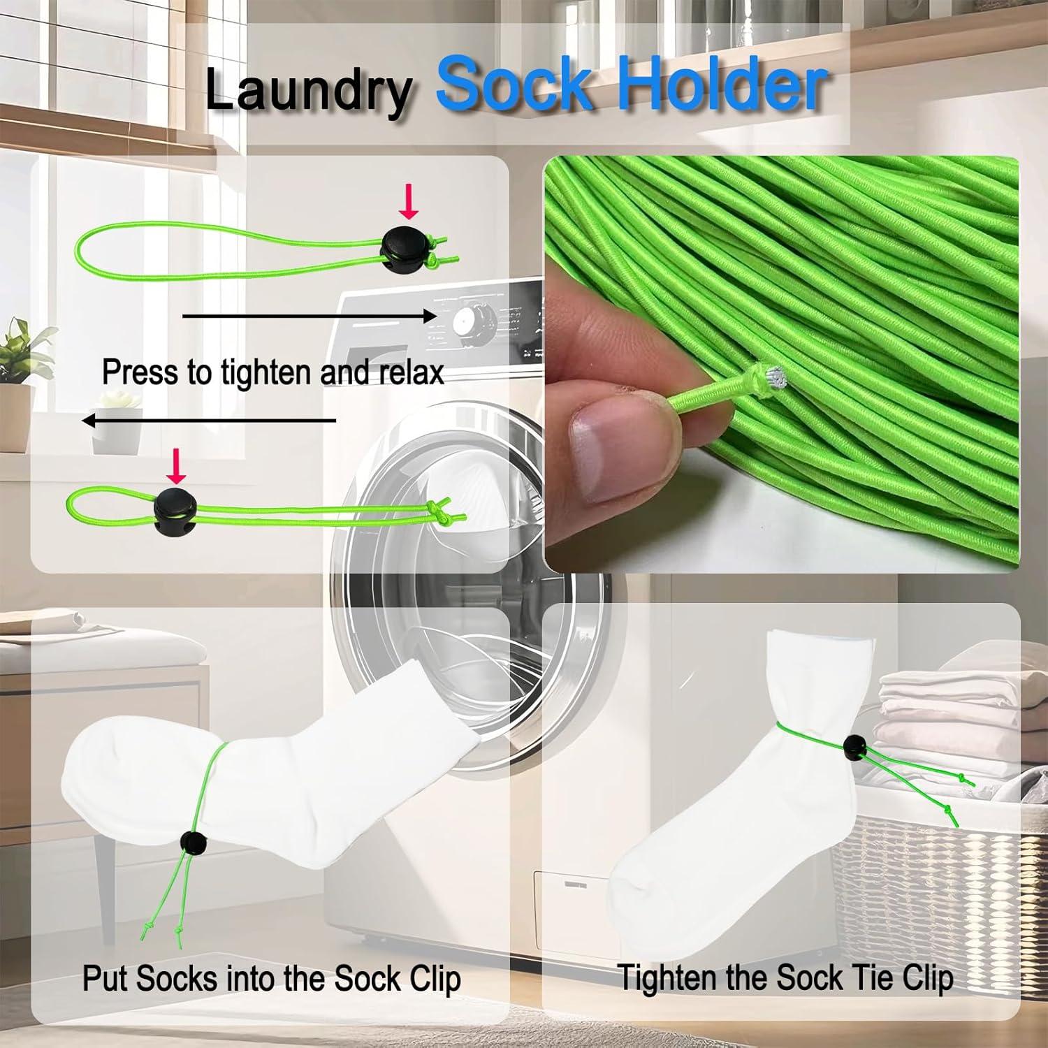 Juego de Clips para Calcetines de Lavandería JQLMLXLV 35 Pcs