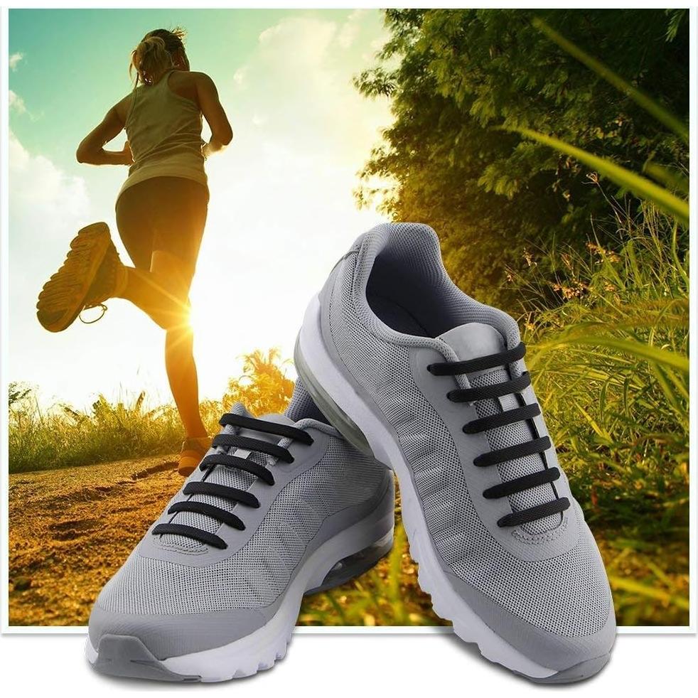 Cintas de Zapatos Sin Atar HOMAR de Silicona Elástica - 20 Piezas