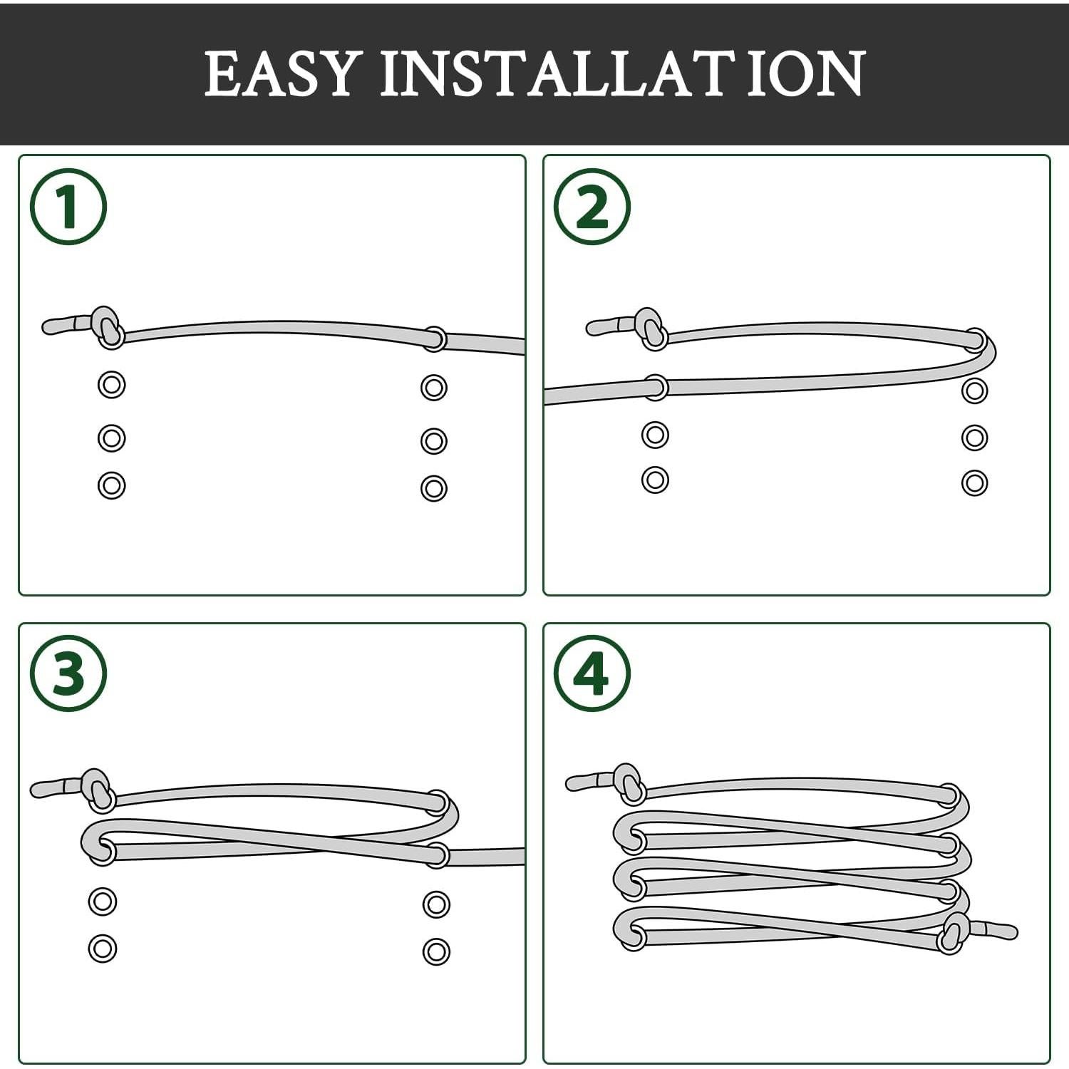 Cordoneras Elásticas Endoto 55.88cm para ON Cloud 5 y 6