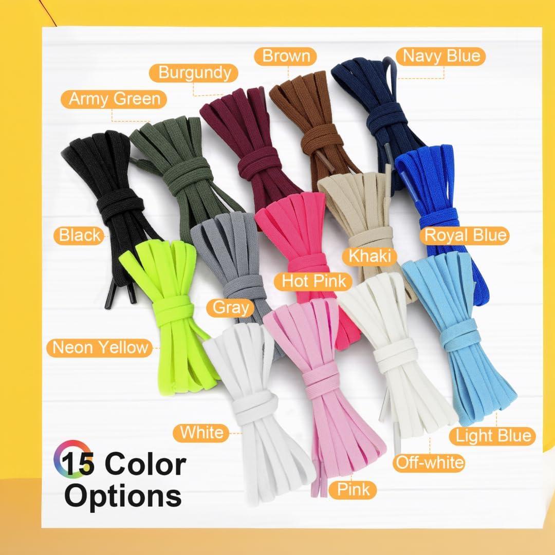 Cordones Elásticos Sin Nudos Stepace 120cm Blancos 2 Pares