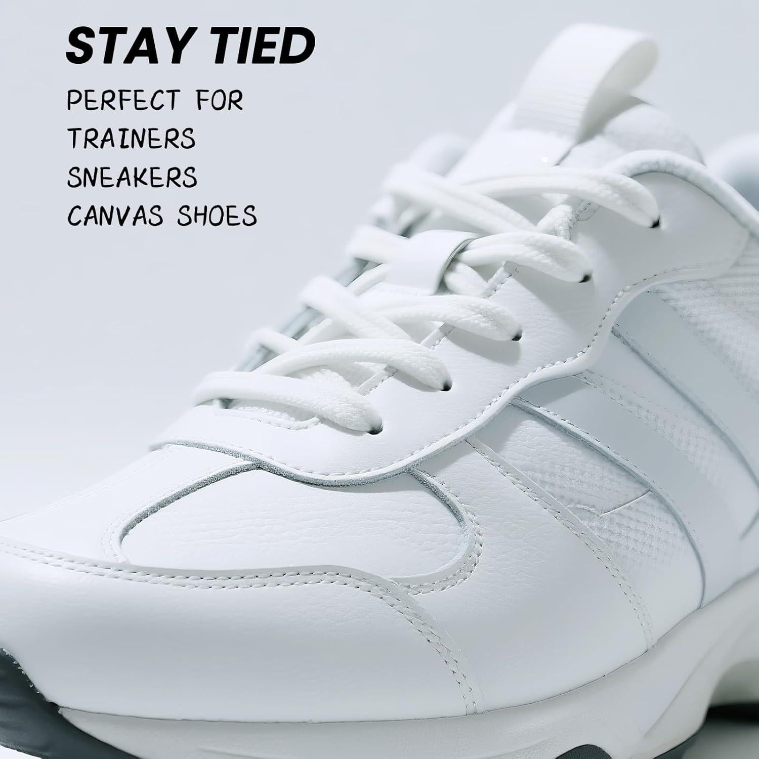 Cintas Planas para Zapatillas 2 Pares 137cm Poliéster 27 Colores