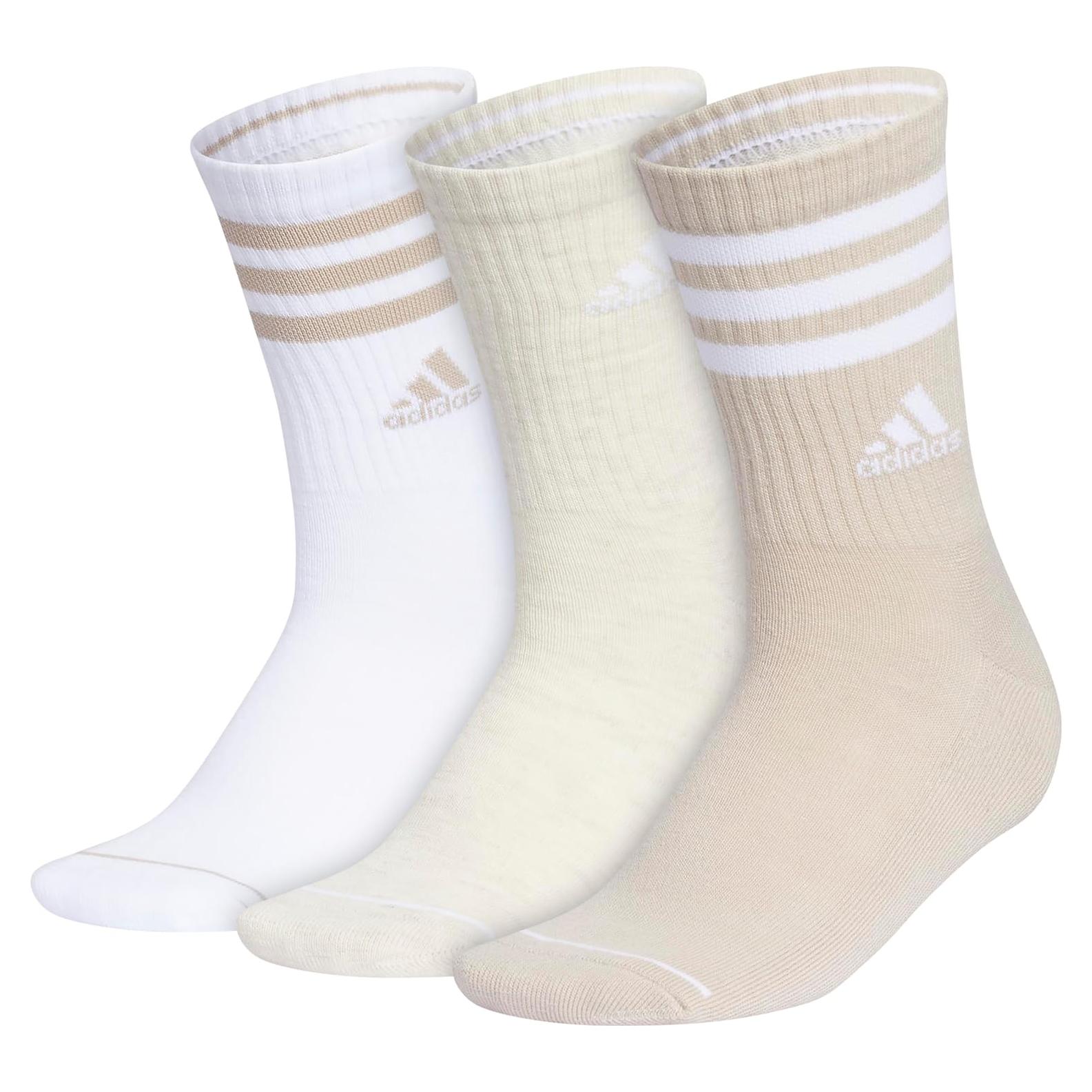 Calcetines de Tripulación para Mujer Adidas 3-Pack Acolchados