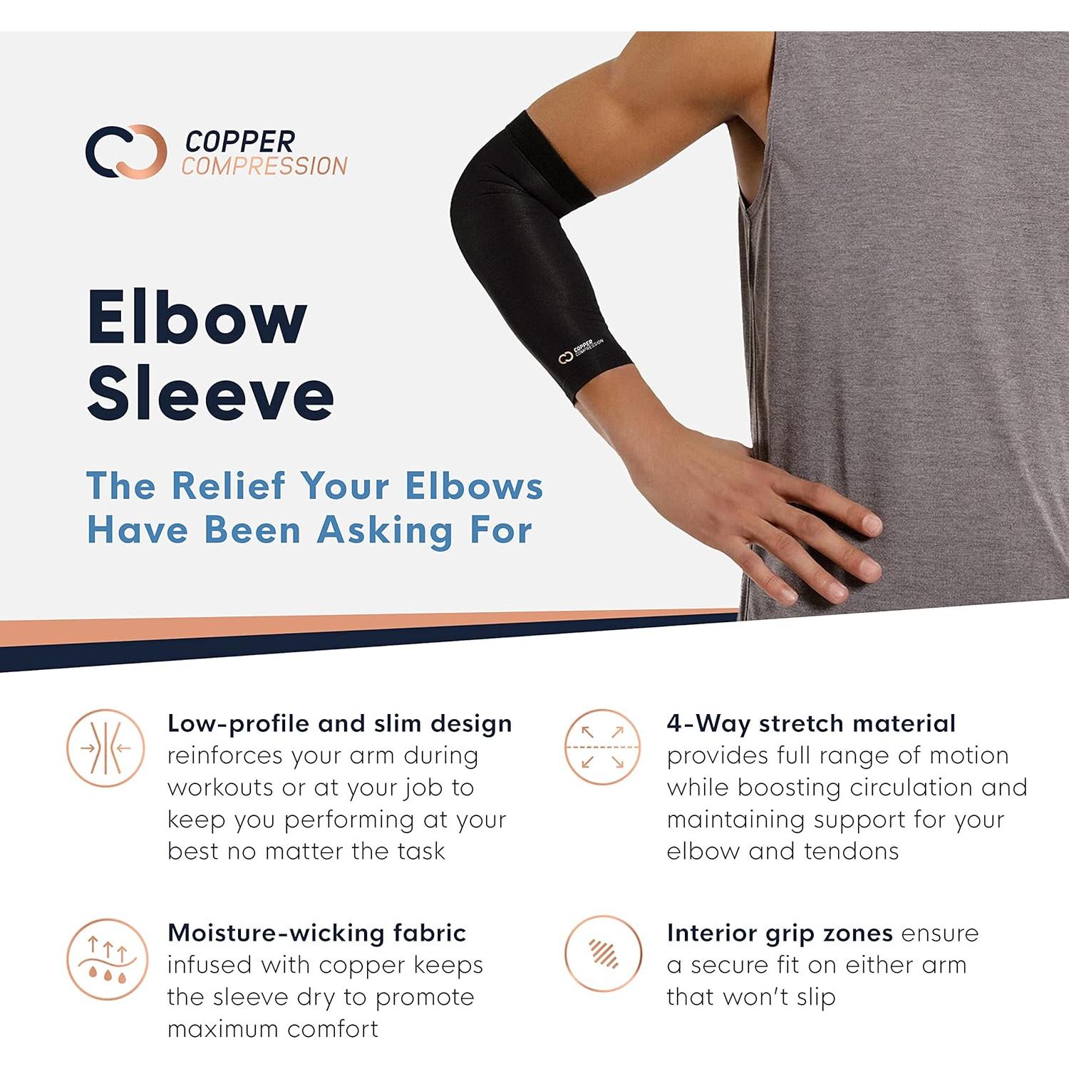 Manga de Compresión de Cobre Compresión de Cobre - Mediana