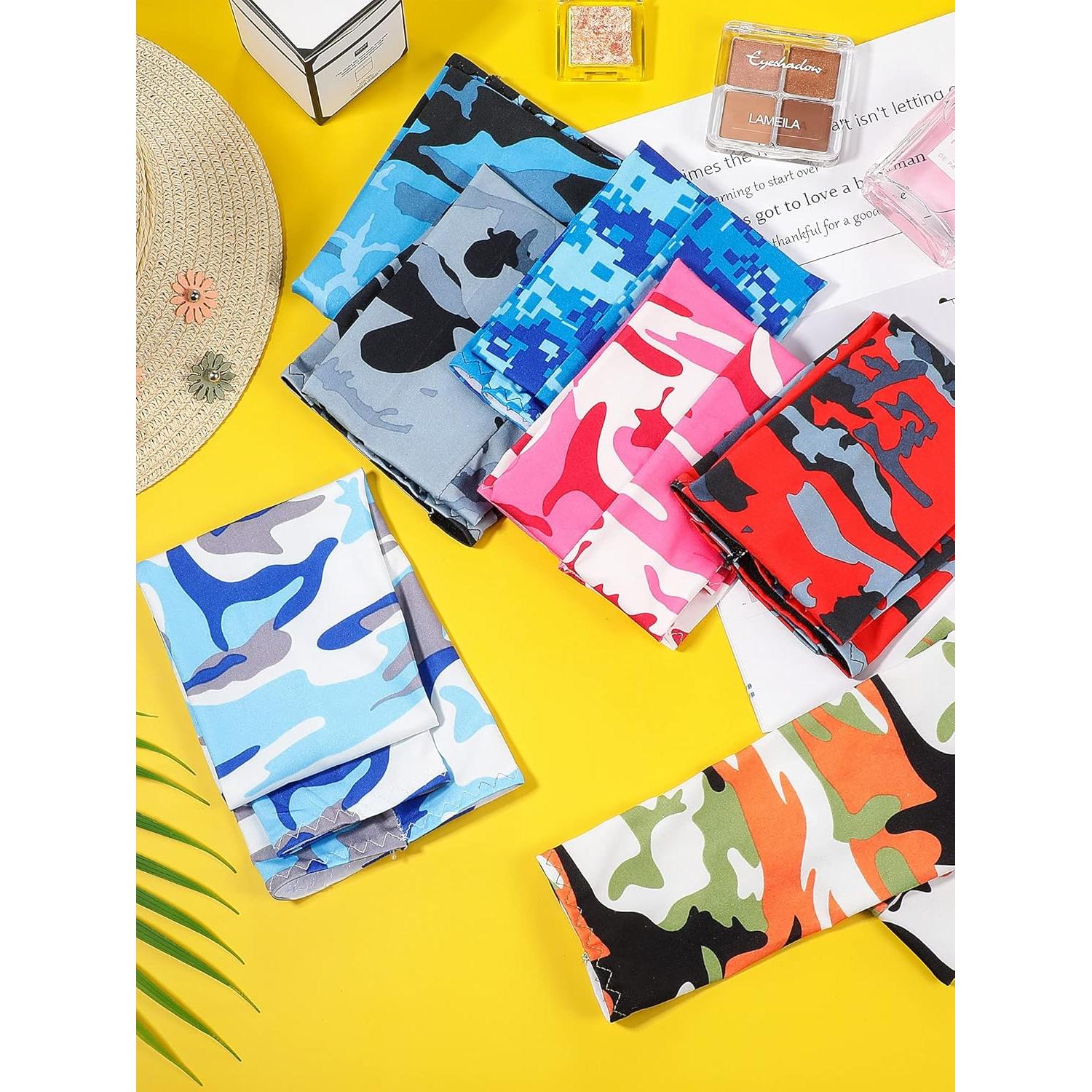 20 Pares Mangas Protectores para el Sol Geyoga Unisex Seda Fría