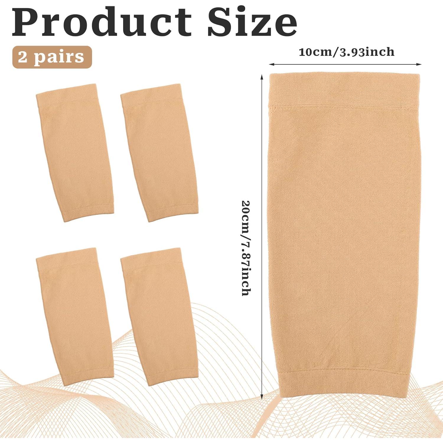 2 Pares Manga Cubierta Tatuaje Unisex MOZEAT 20x10 cm Nude