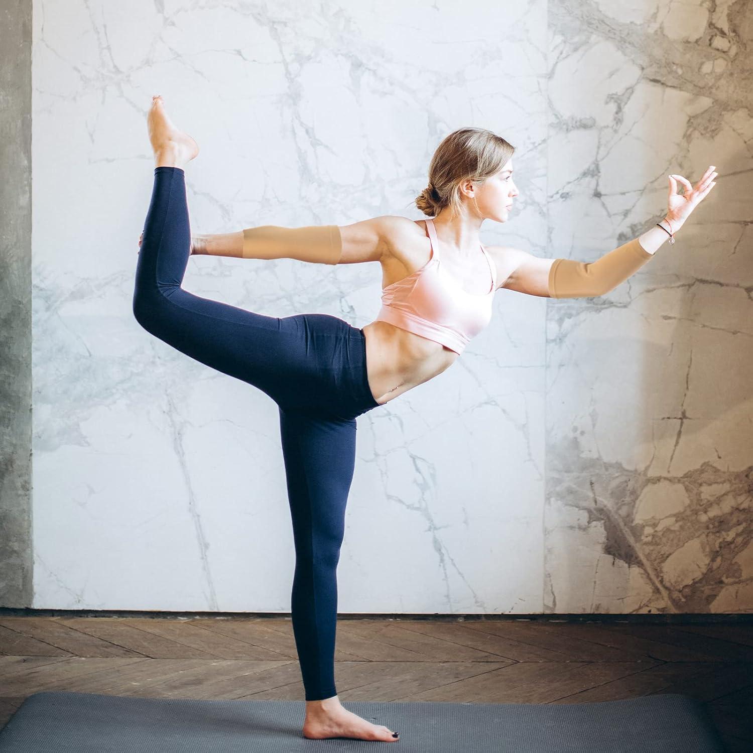 2 Pares Manga Cubierta Tatuaje Unisex MOZEAT 20x10 cm Nude