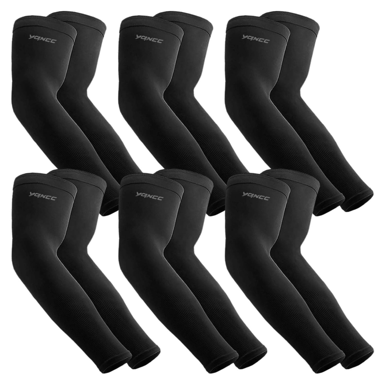 Mangas de Compresión YQXCC 6 Pares UV Protección Solar