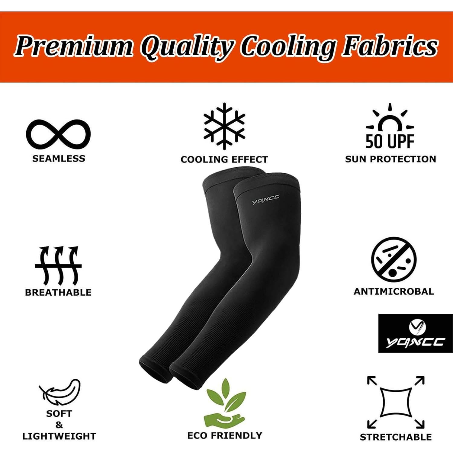 Mangas de Compresión YQXCC 6 Pares UV Protección Solar