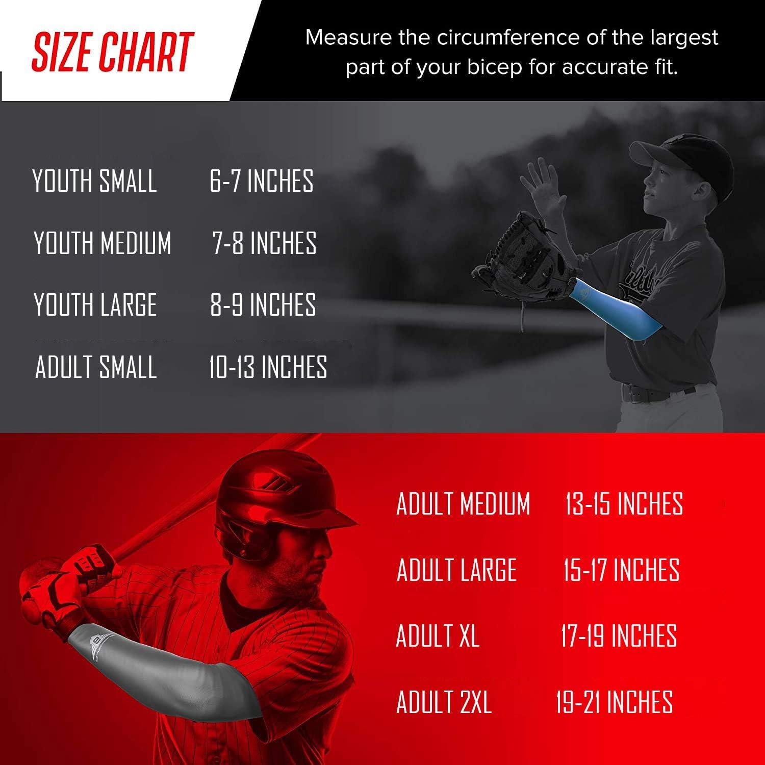 Manga de Compresión Bucwild Sports - Juvenil Pequeño - Camo Digital Rojo