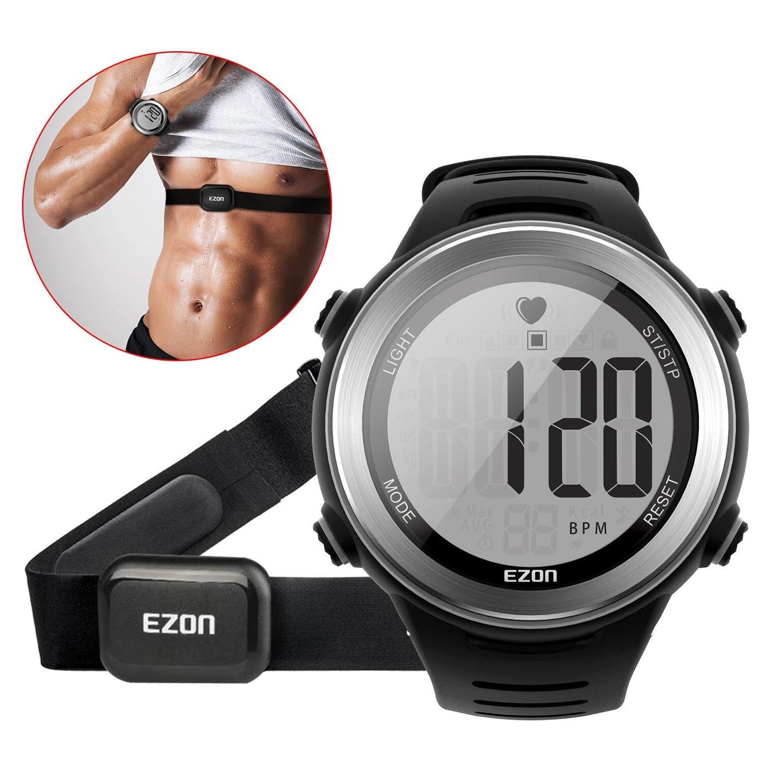 Monitor de Frecuencia Cardíaca EZON T007 con Correa de Pecho