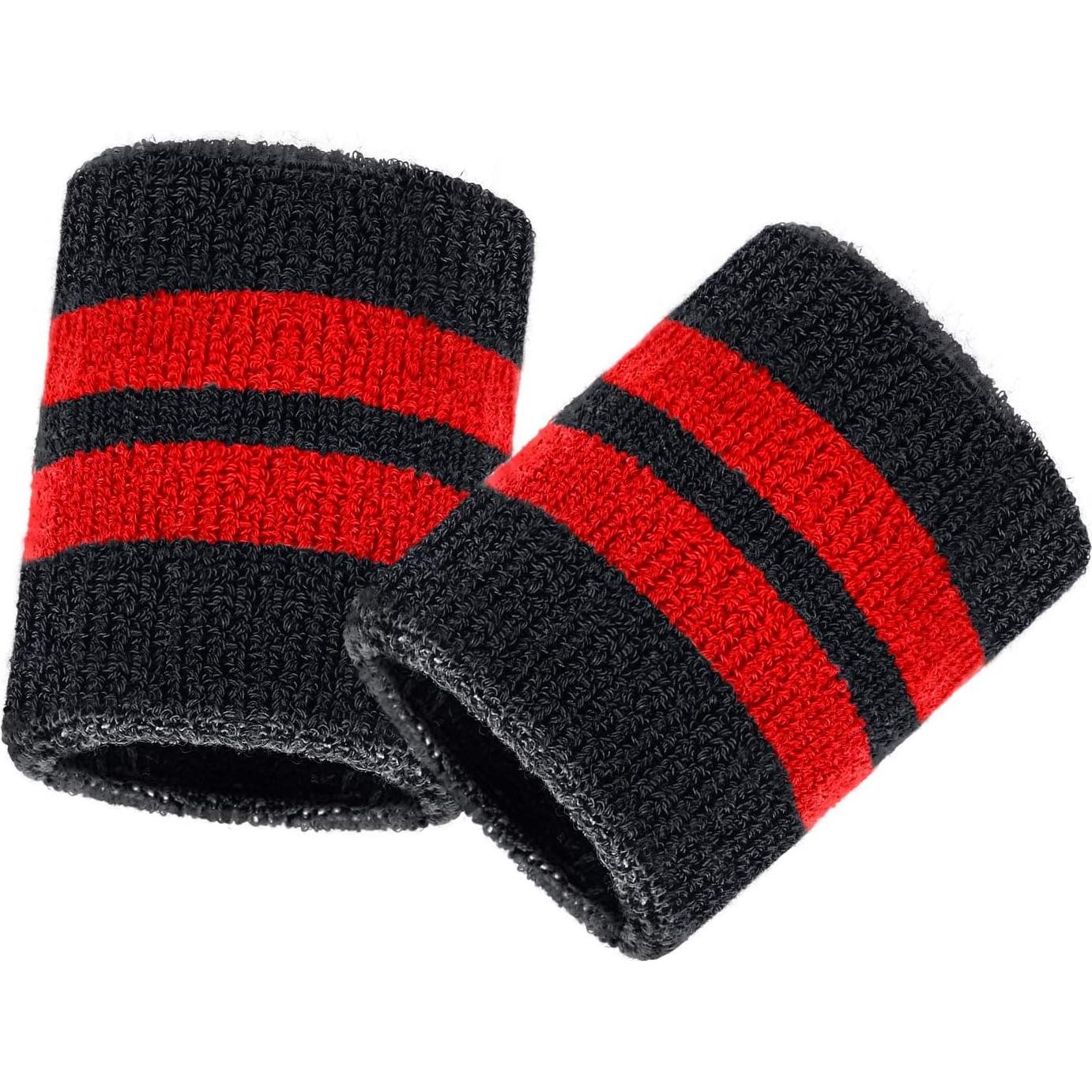 Muñequera Deportiva WILLBOND 6 Piezas Algodón 8x8cm