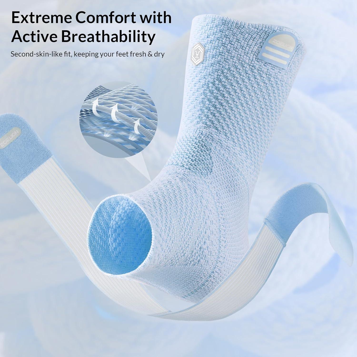 Soporte de Compresión para Tobillo ZOELION Azul Pequeño