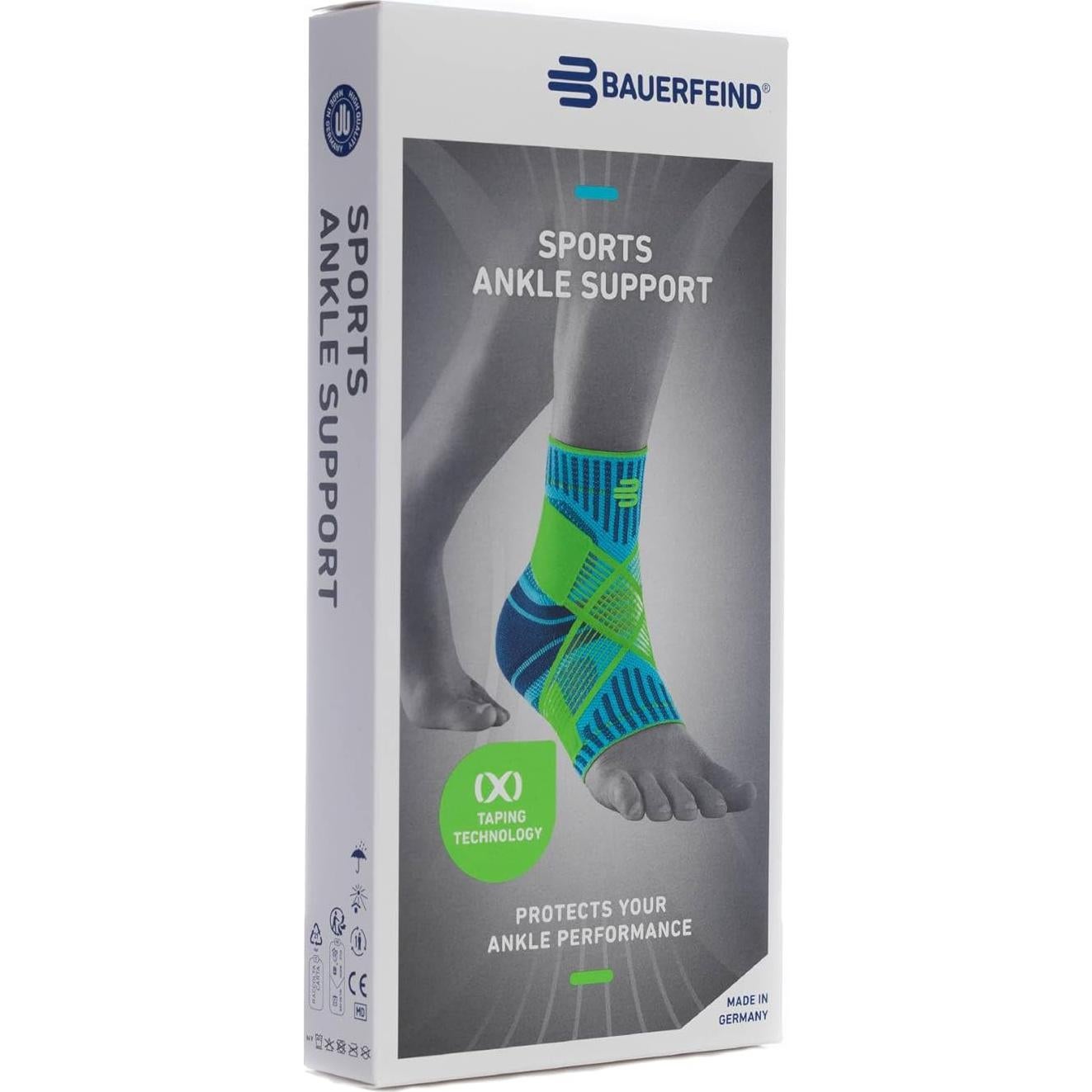 Soporte de Tobillo Bauerfeind Grande Derecho - Compresión Ligera