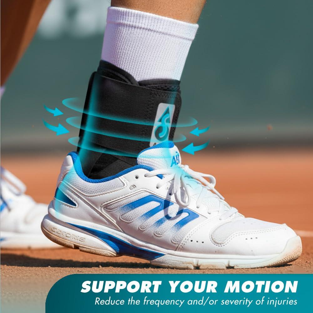 Soporte para Tobillo Med Spec ASO Speed Lacer Negro Mediano