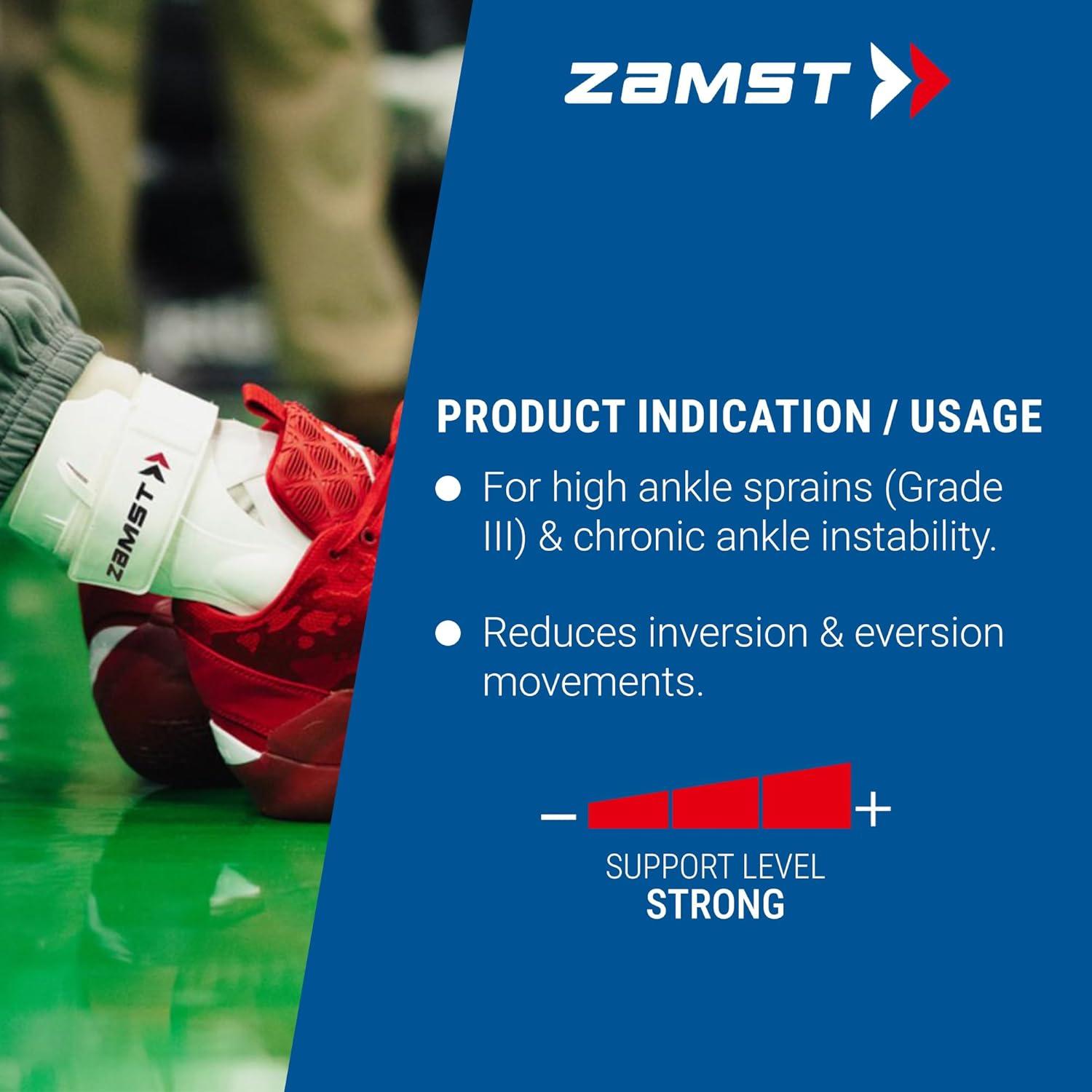 Férula de Tobillo Zamst A2-DX Blanco Mediana Izquierdo