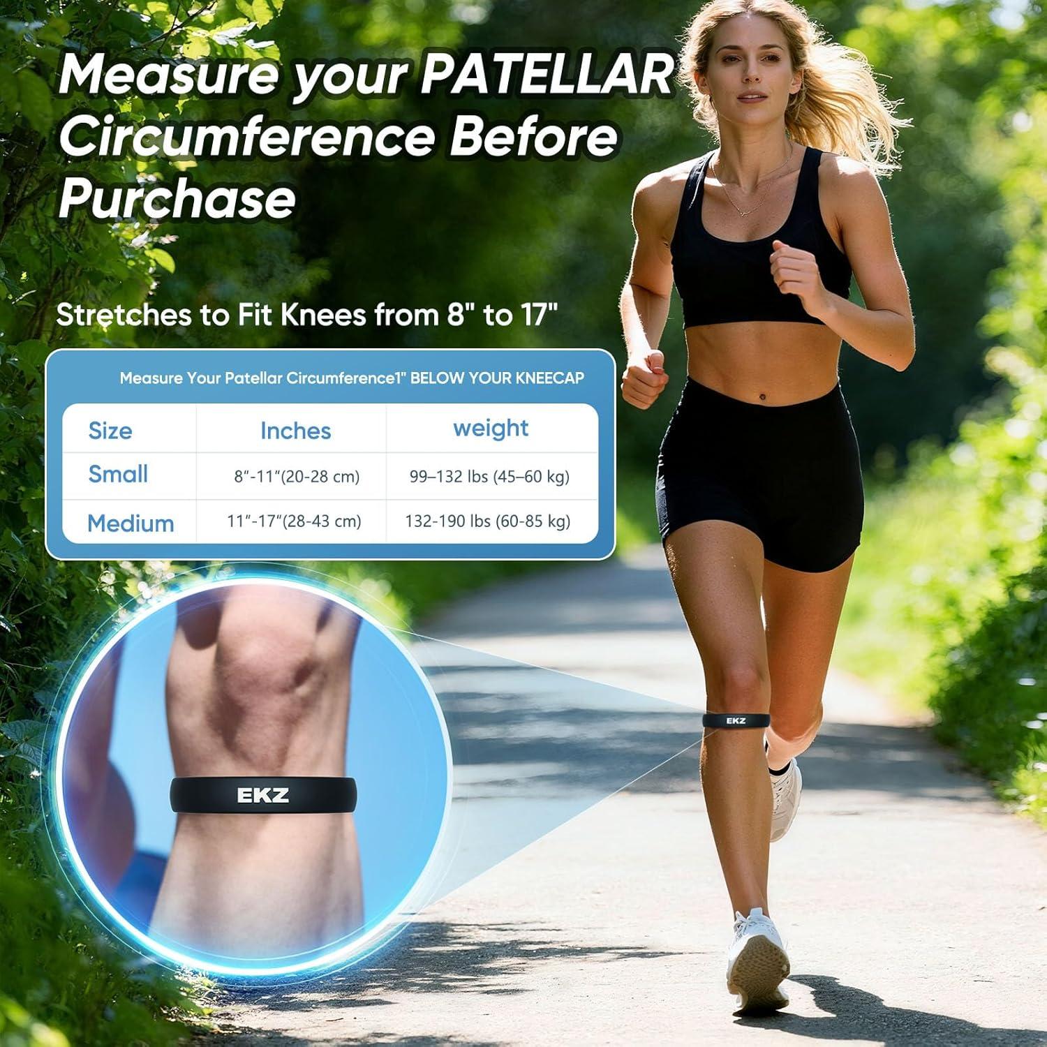 Correa de Rodilla de Silicona EKZ - Soporte Ergonómico Mediano