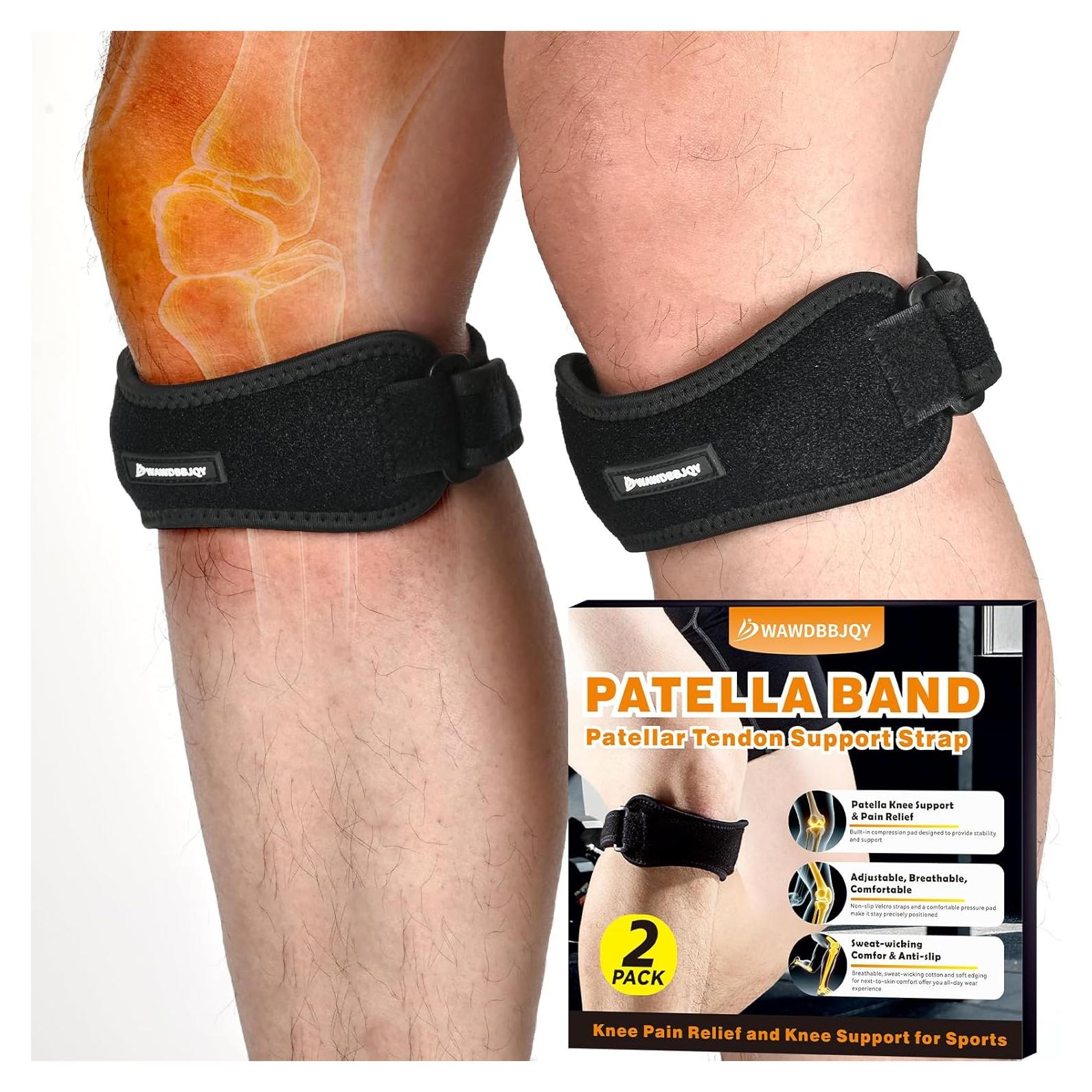 Faja de Soporte para Rodilla WAWDBBJQY - Alivio Dolor Patelar