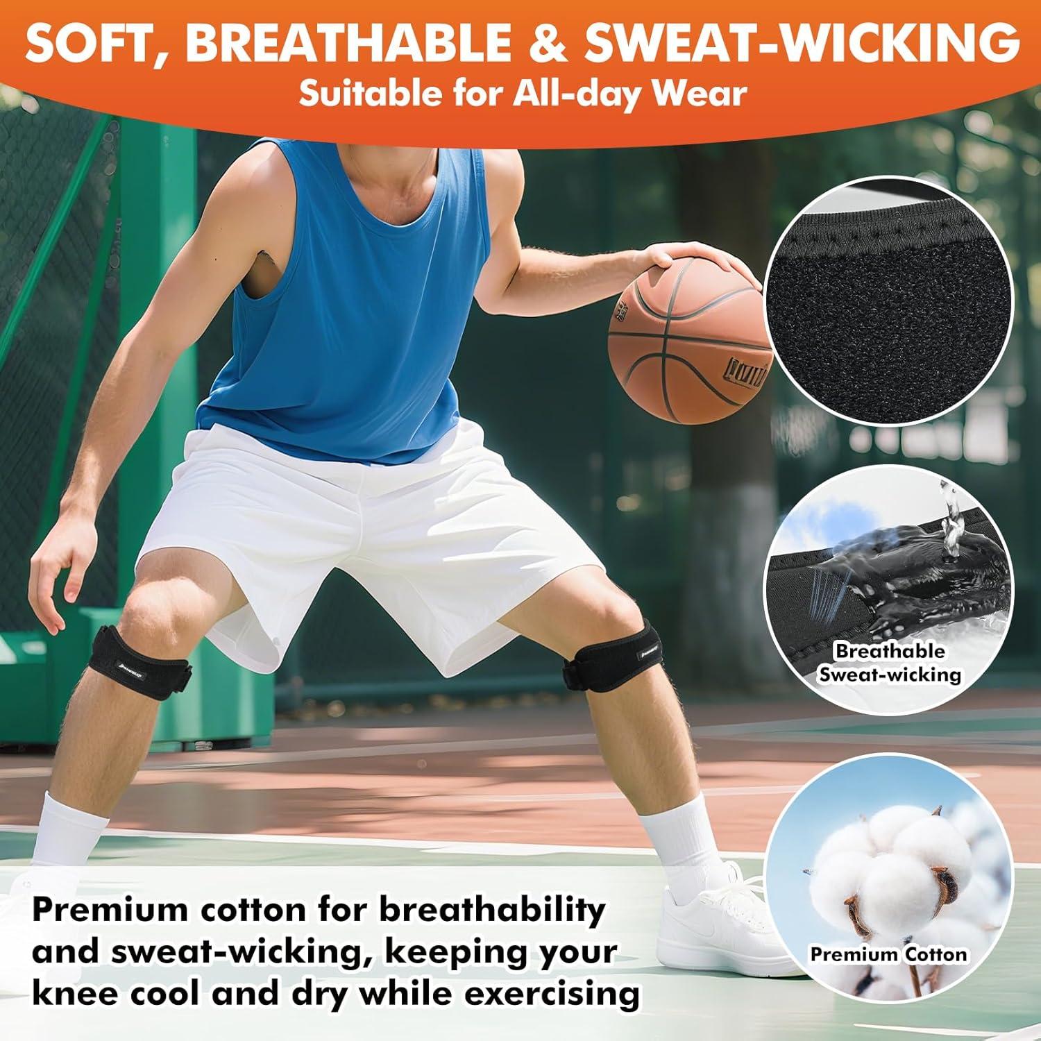 Faja de Soporte para Rodilla WAWDBBJQY - Alivio Dolor Patelar