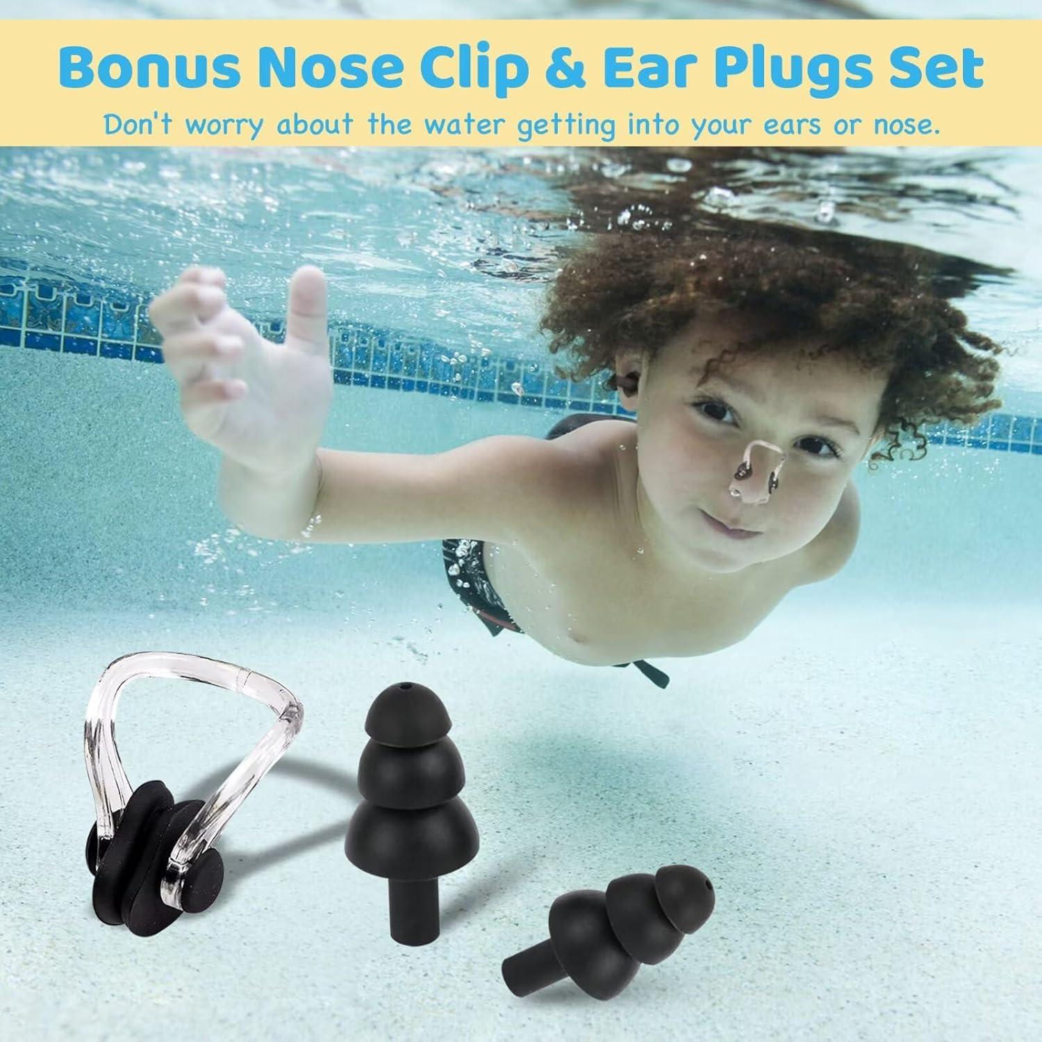 Gorro de Natación Extra Grande Vanocat para Niños Cabello Largo