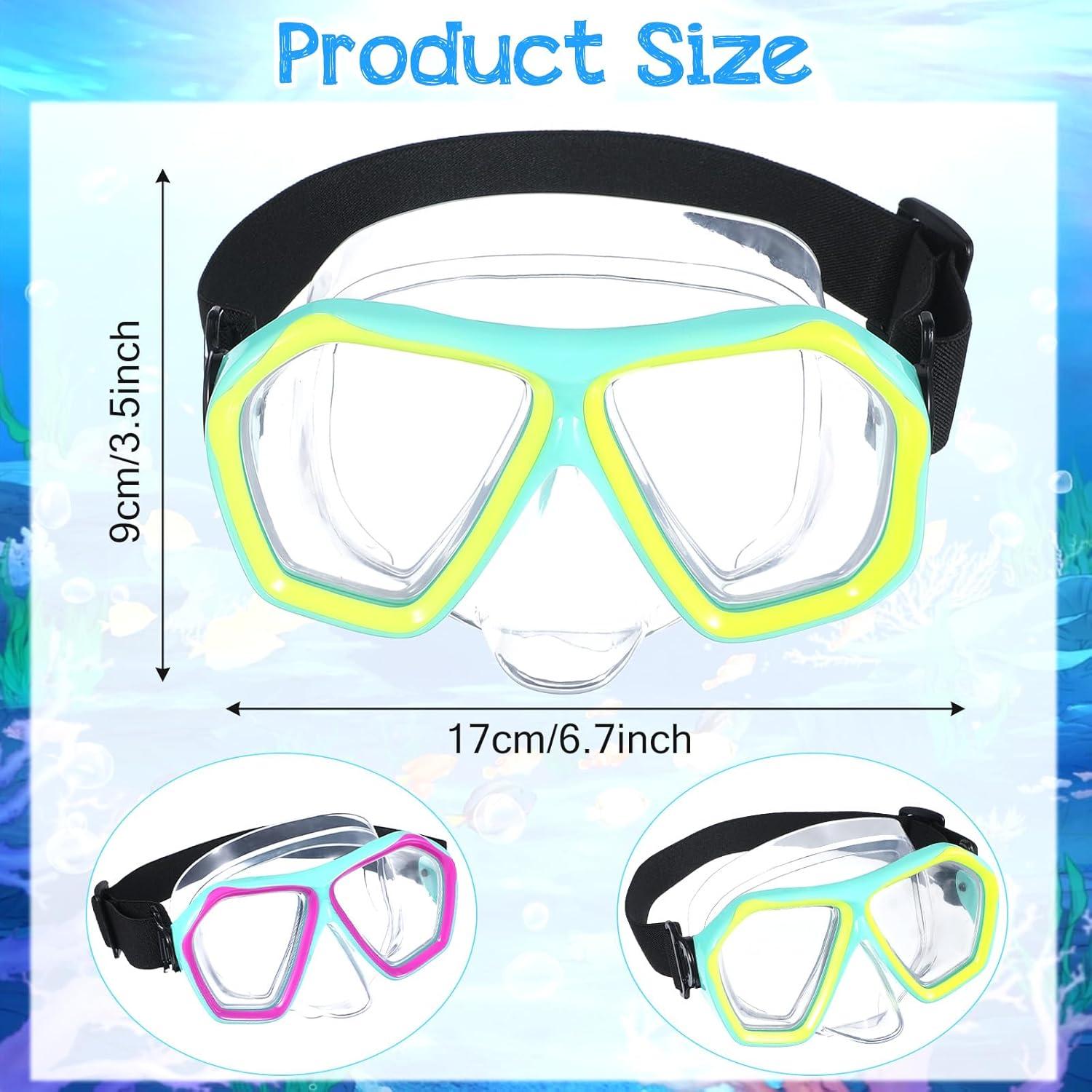 Gafas de Natación Adulto PercyEffie con Cubierta Nasal 180°