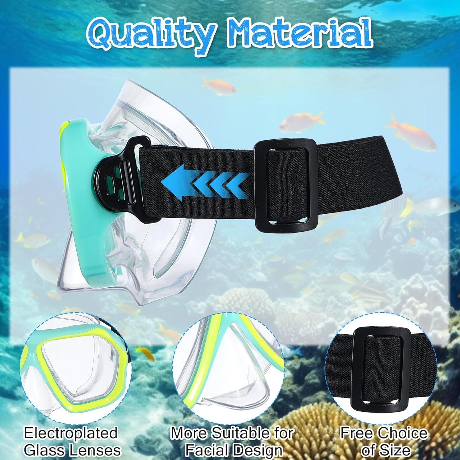 Gafas de Natación Adulto PercyEffie con Cubierta Nasal 180°