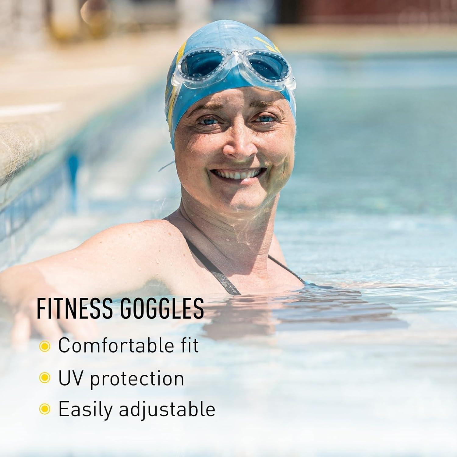 Gafas de Natación FINIS Energy - Lentes Curvadas UV y Antiempañantes