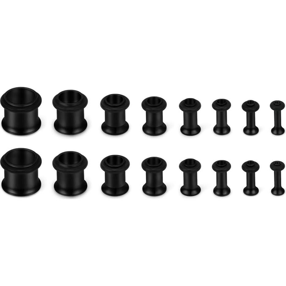 Kit de Estiramiento de 16 Piezas SCERRING para Oídos 12G-00G