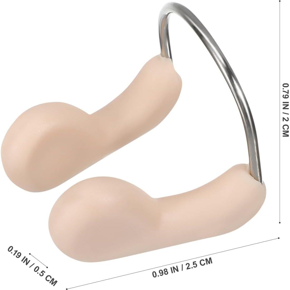 Clip de Nariz para Natación HAKIDZEL - 2 Piezas Ajustables