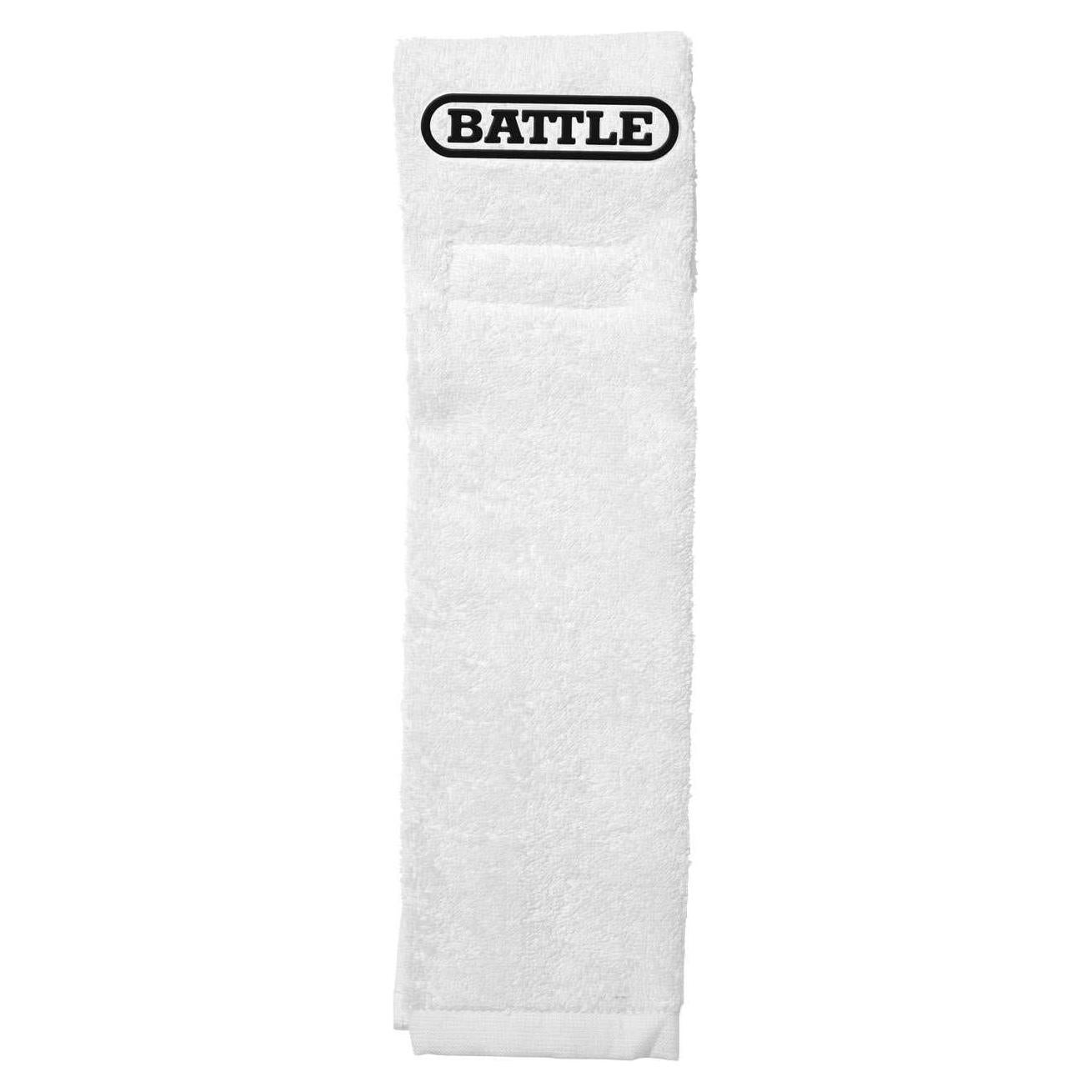 Toalla de Jugador de Fútbol Battle Blanca 100% Algodón