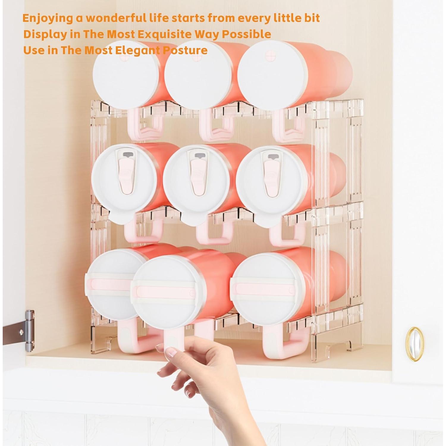 Organizador de Botellas de Agua Apilable Yieach SDL-3 3 Niveles