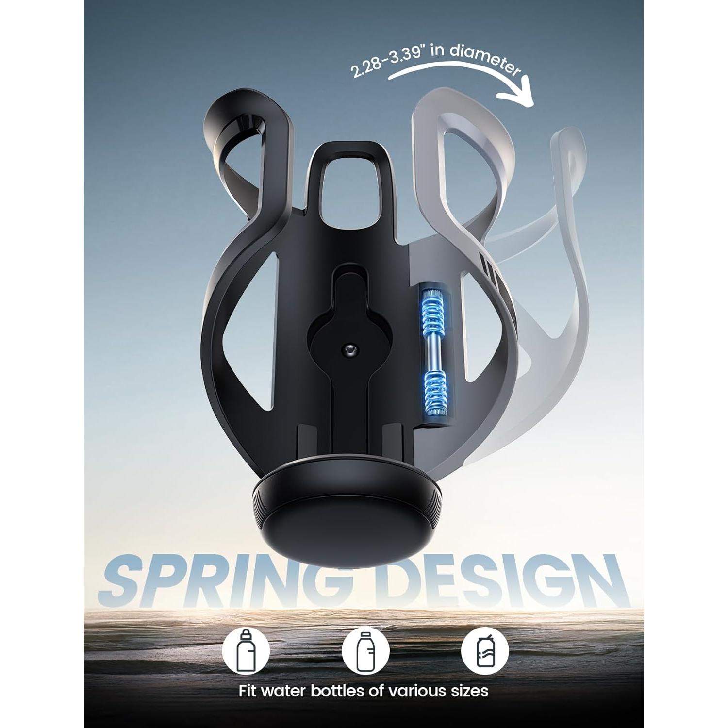 Soporte para Botella de Agua Lamicall BCSW03-U Negro 5.79-8.61 cm