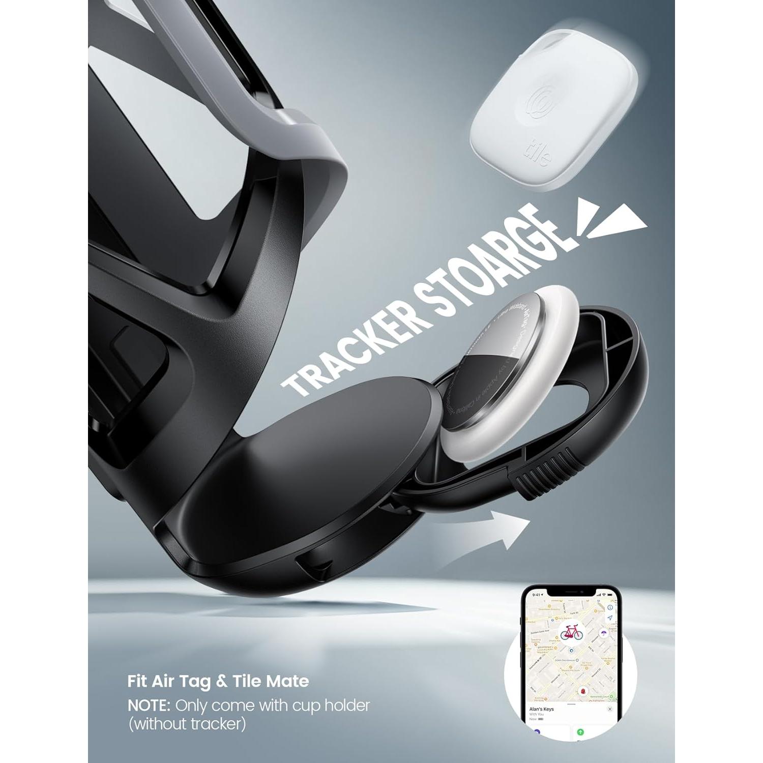 Soporte para Botella de Agua Lamicall BCSW03-U Negro 5.79-8.61 cm