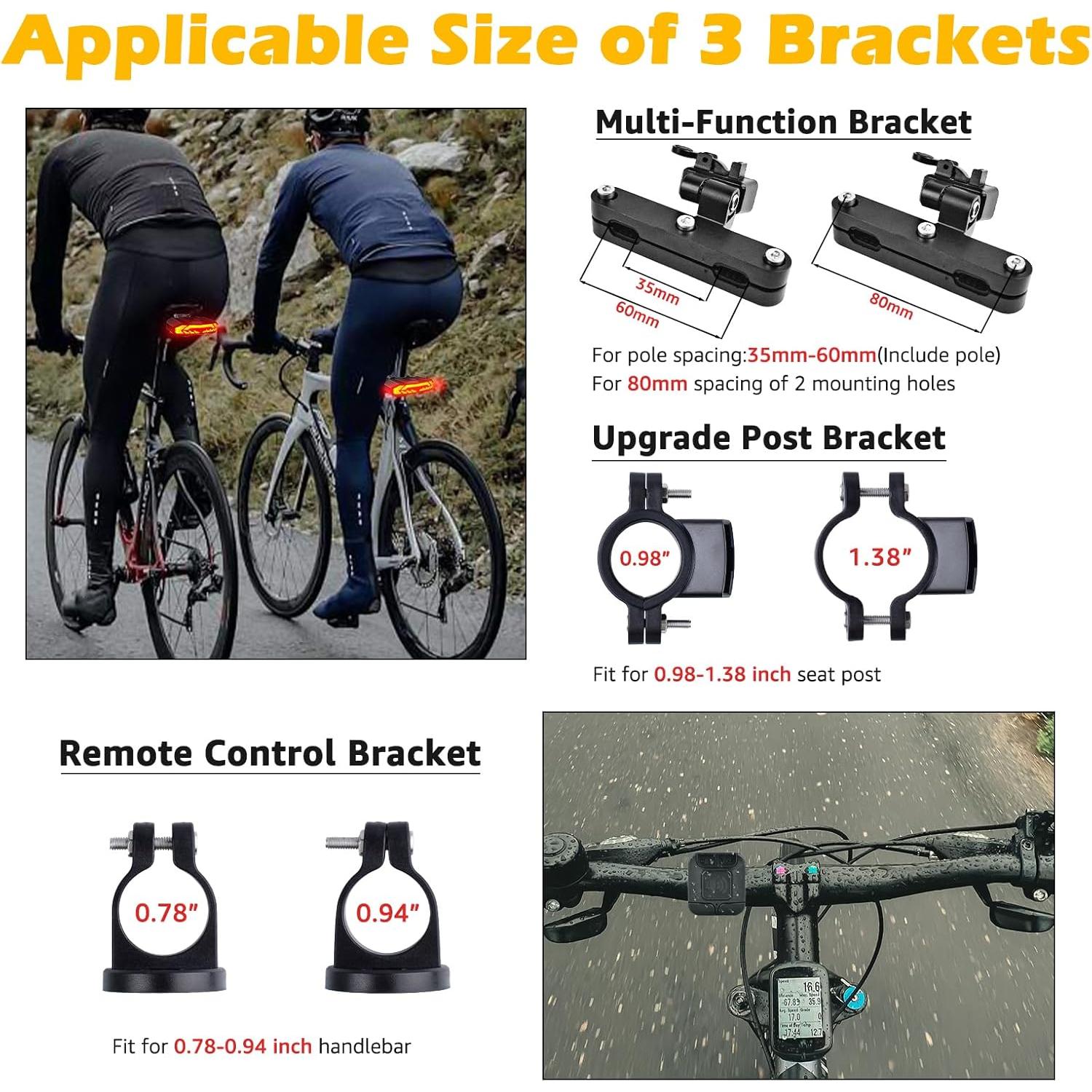 Kit de Señales de Giro NineLeaf para Bicicleta y Ebike