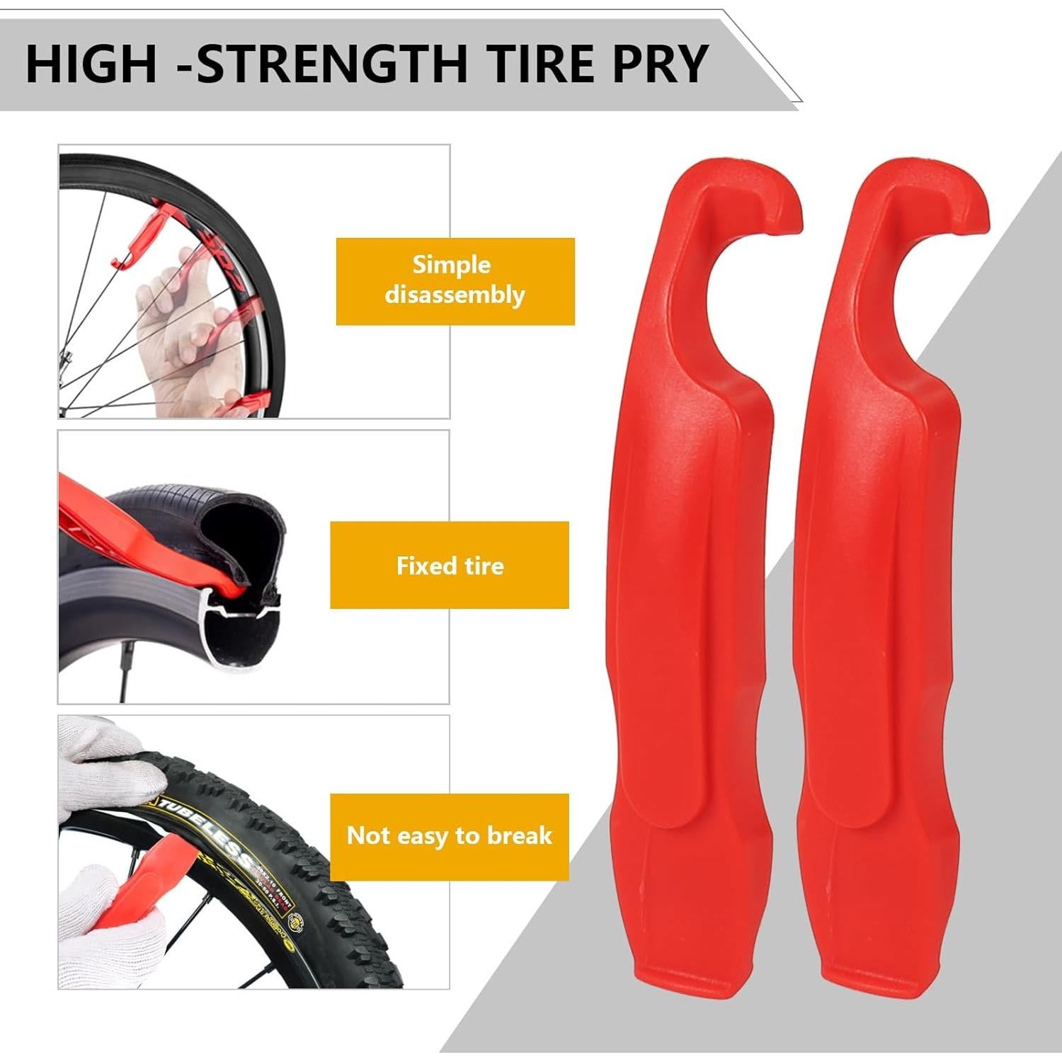 Kit de Reparación de Neumáticos de Bicicleta Smelish 80 Piezas