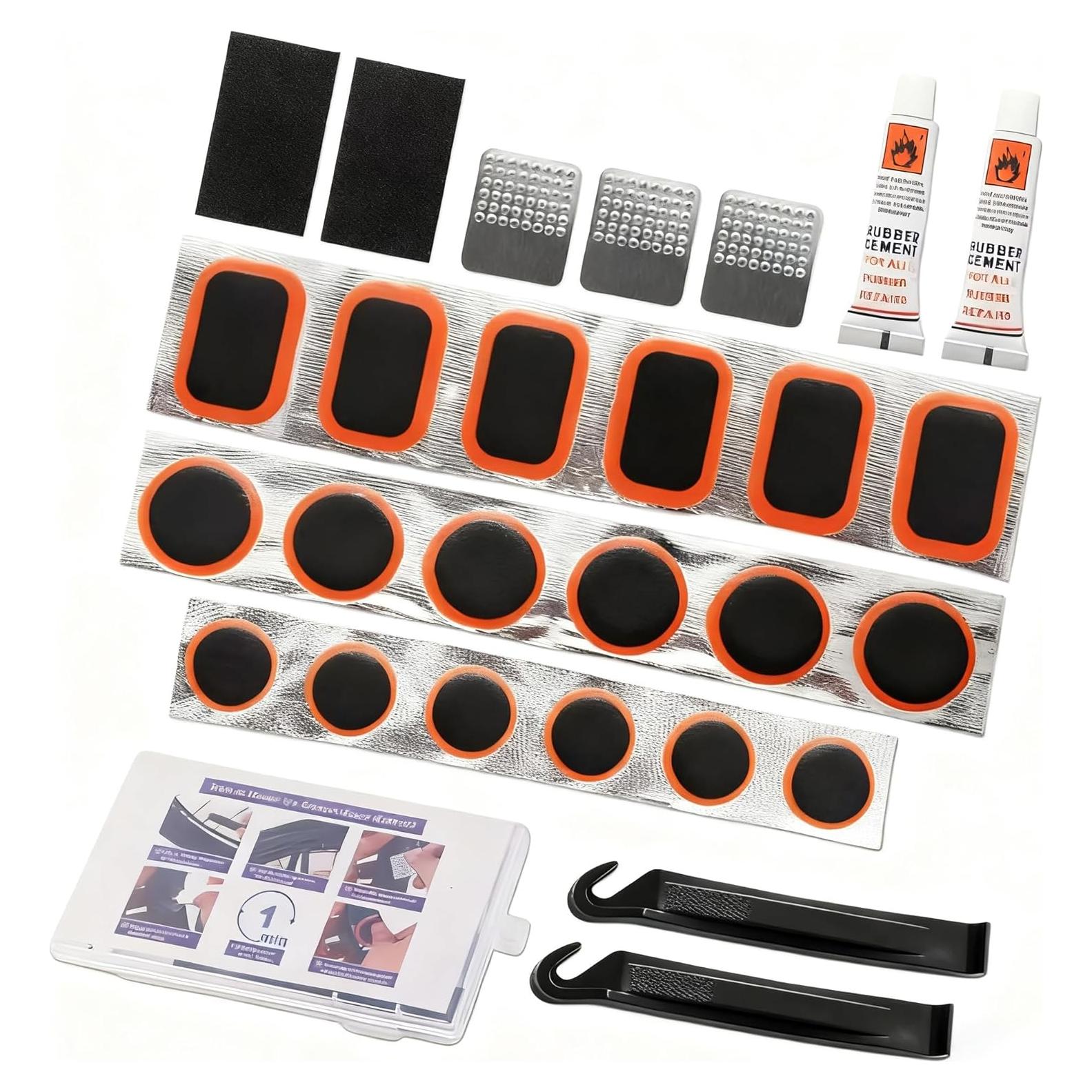 Kit de Reparación de Neumáticos de Bicicleta Genérico 27 Pcs