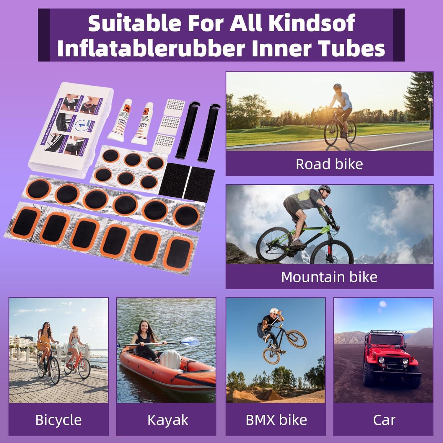 Kit de Reparación de Neumáticos de Bicicleta Genérico 27 Pcs