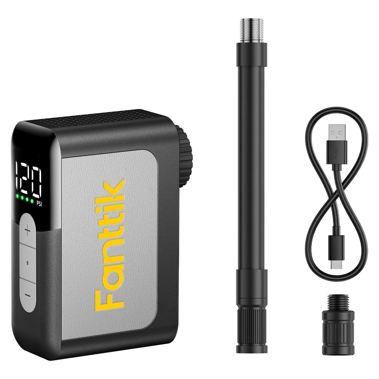 Bomba de Bicicleta Eléctrica Fanttik X10 Ace Mini 120PSI