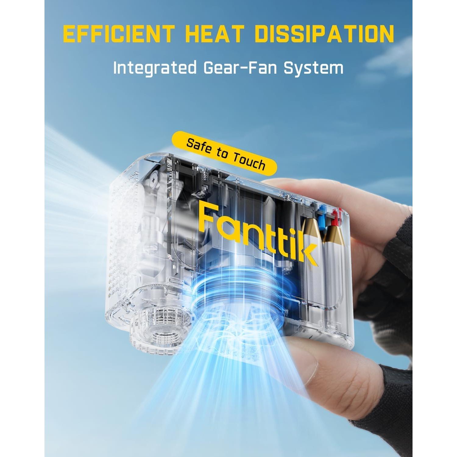 Bomba de Bicicleta Eléctrica Fanttik X10 Ace Mini 120PSI