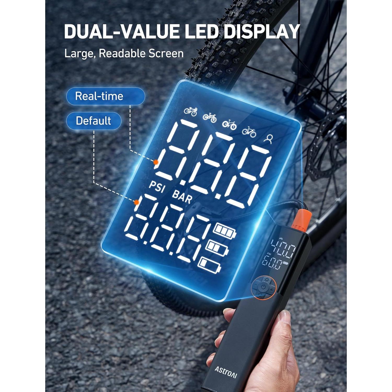 Bomba Eléctrica Portátil AstroAI AIRUN L8 150 PSI