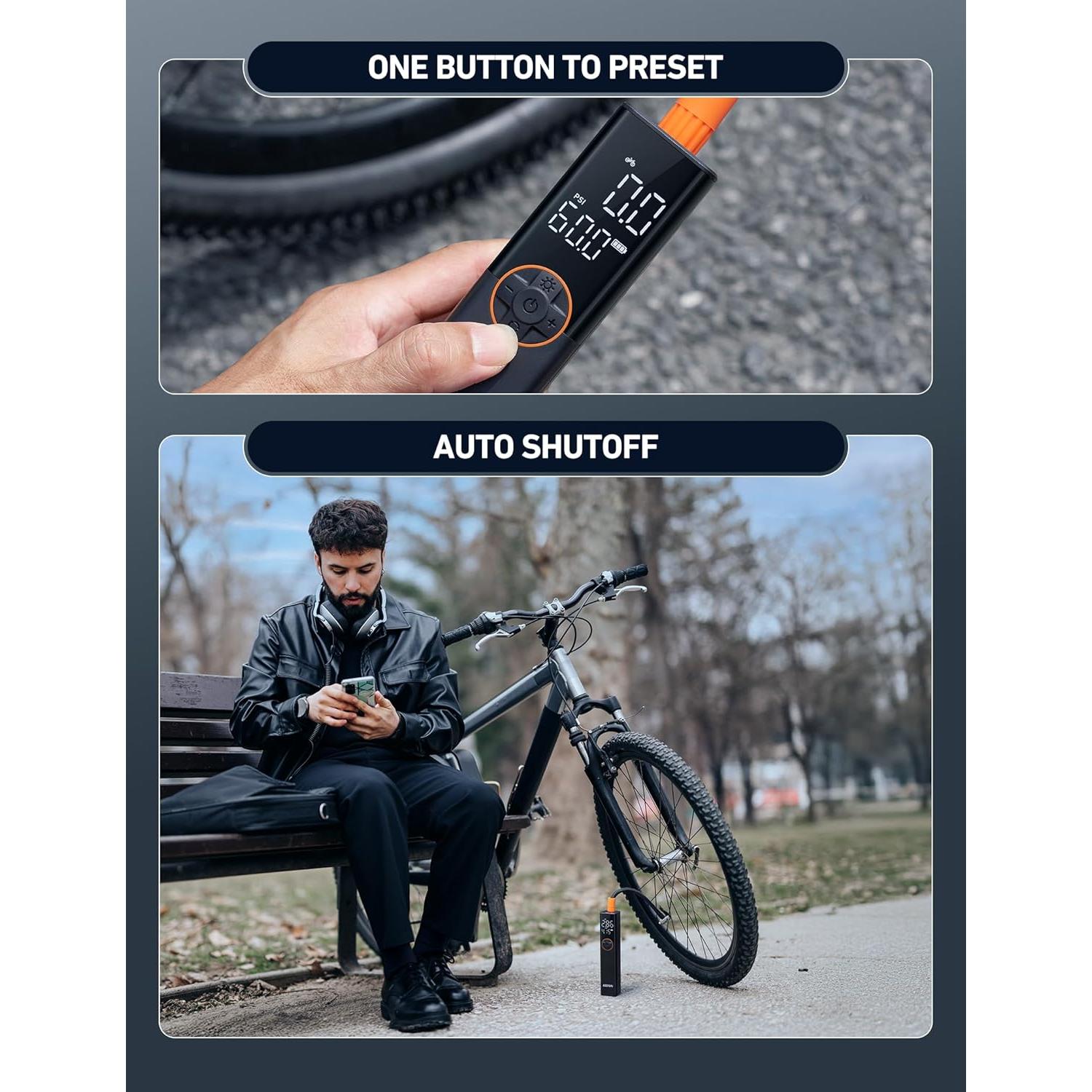 Bomba Eléctrica Portátil AstroAI AIRUN L8 150 PSI